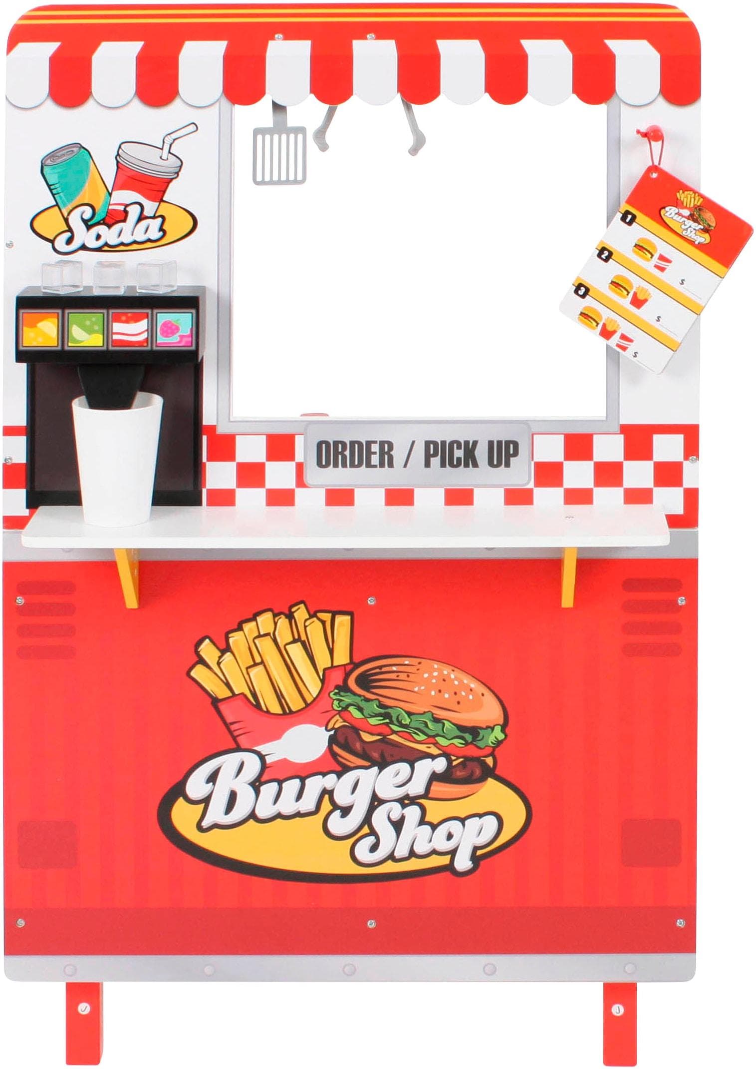 Bayer Chic 2000 Spielküche Burgerladen Bunt Holz