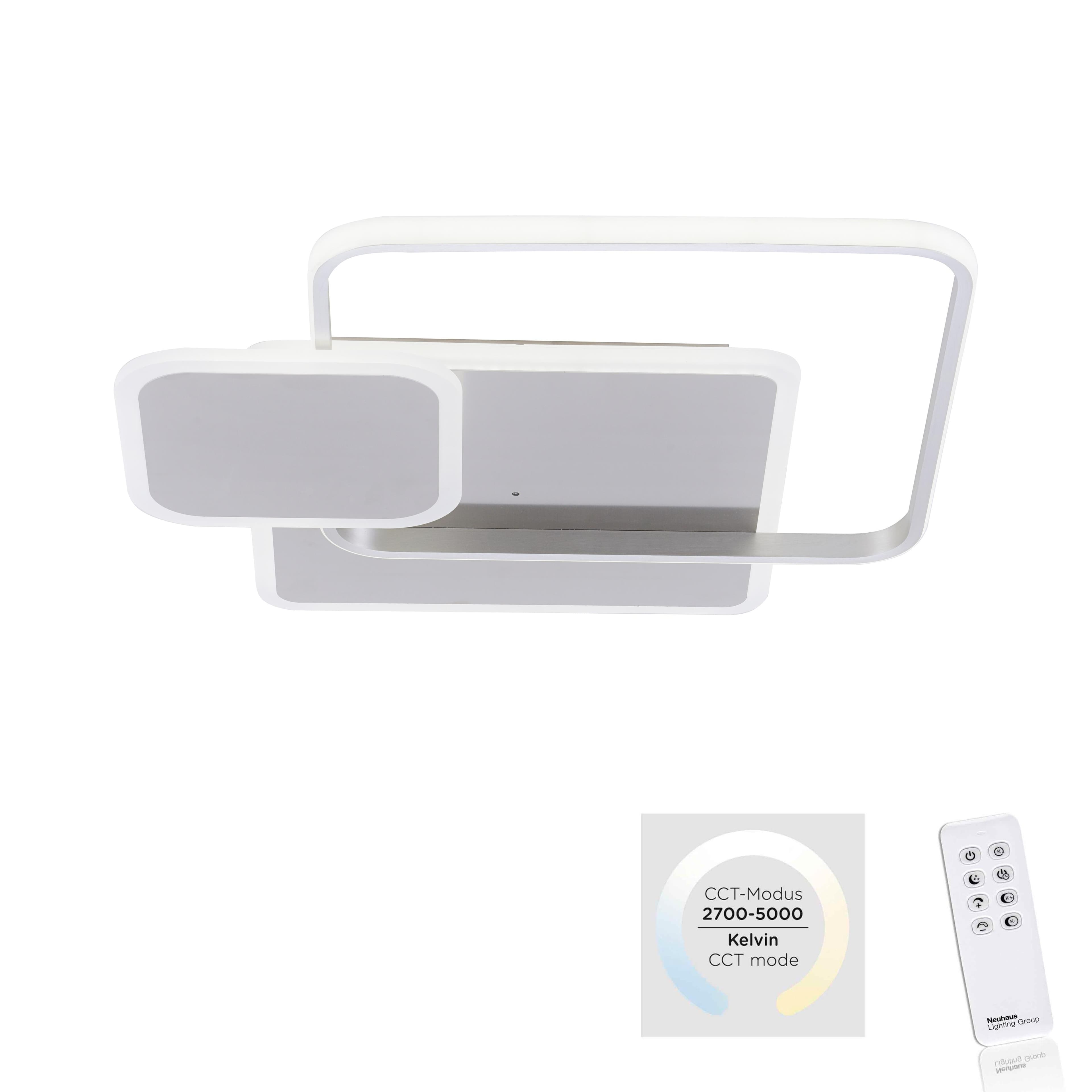 PAUL NEUHAUS LED Deckenleuchte EMILIO Grau