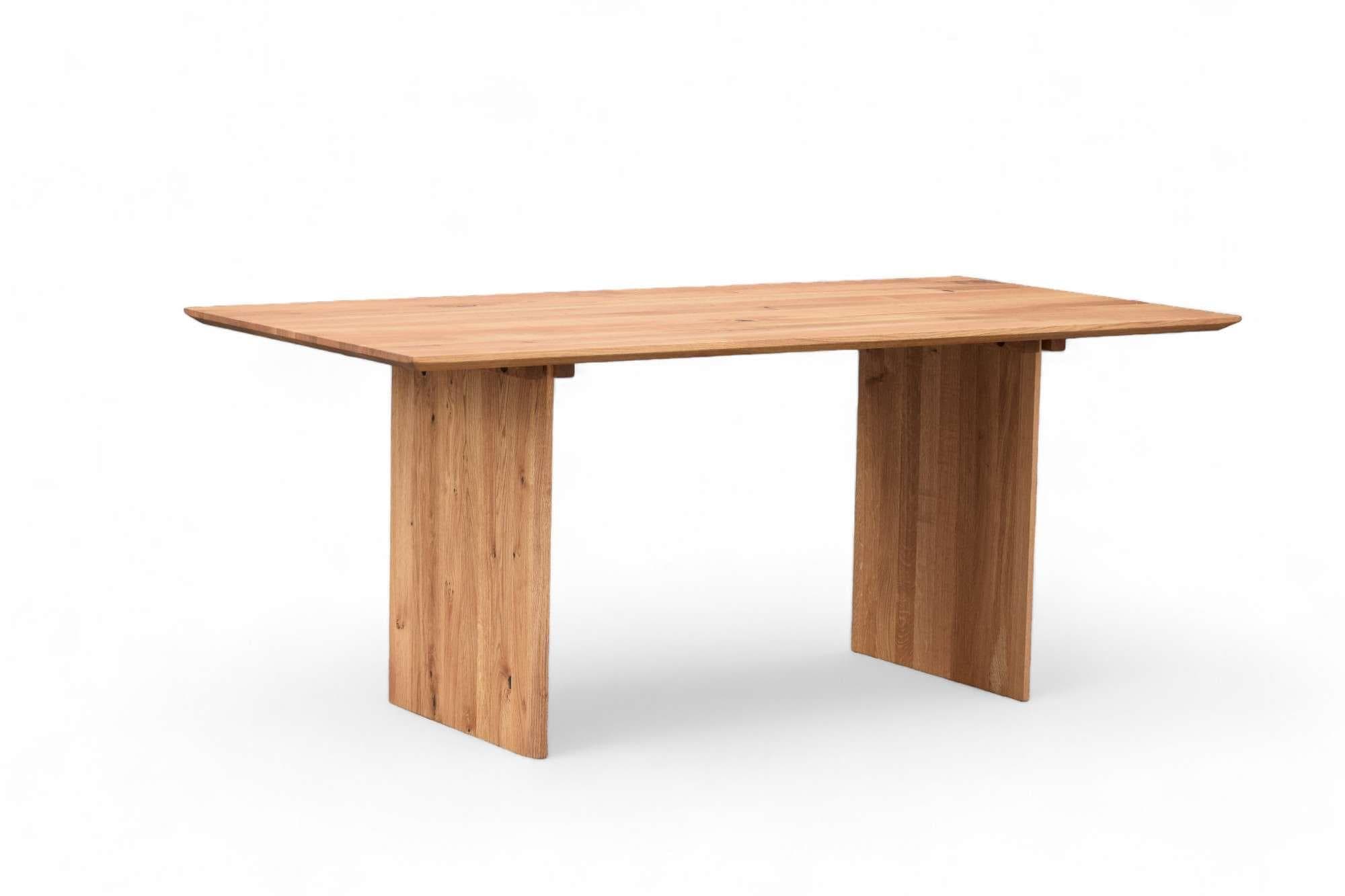 Home Affaire Waldhain Küchentisch: Wildeiche Massiv Geölt, Holz-Wangengestell