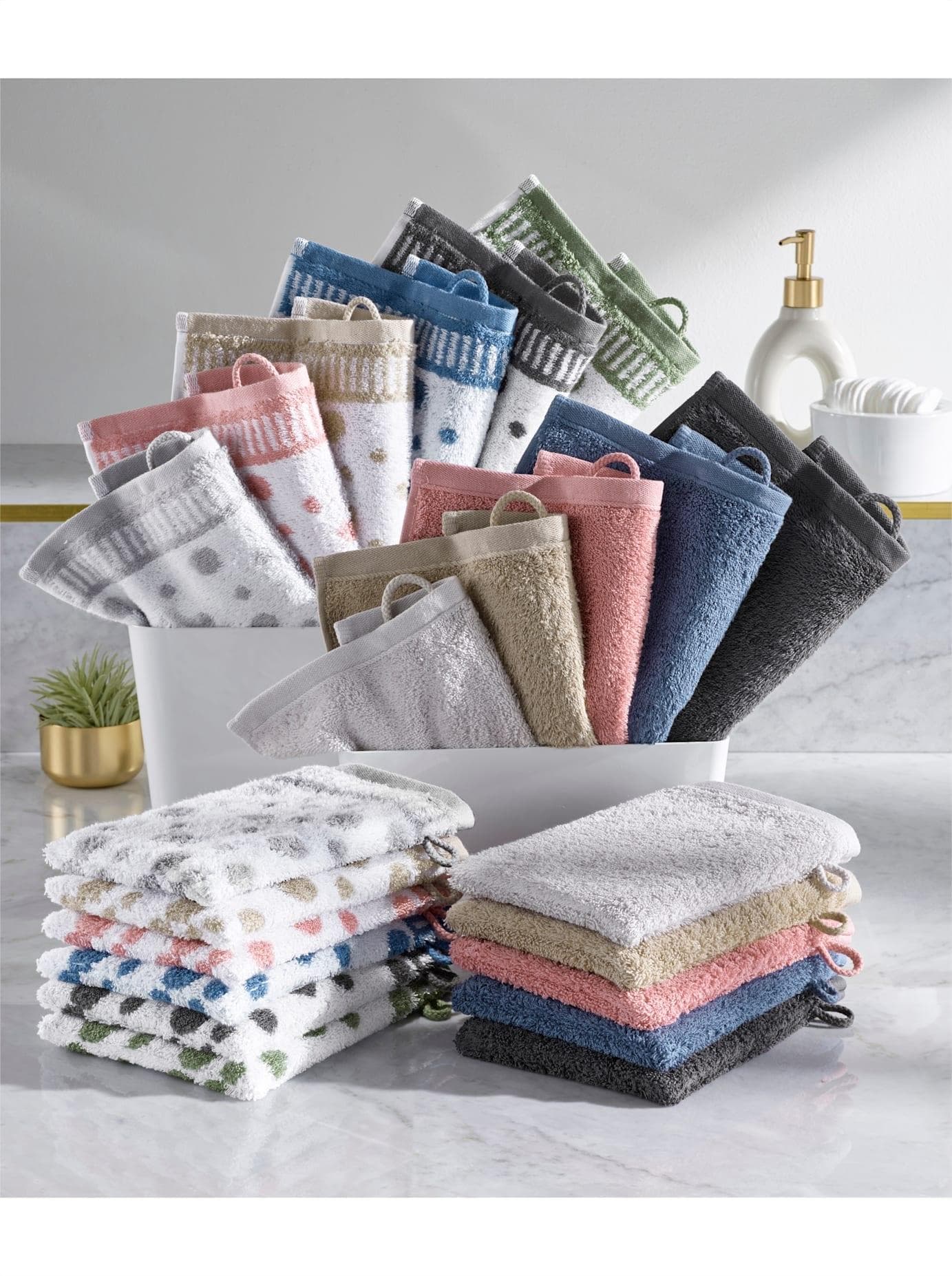 Waschlappen Ross Baumwolle 16x21 cm