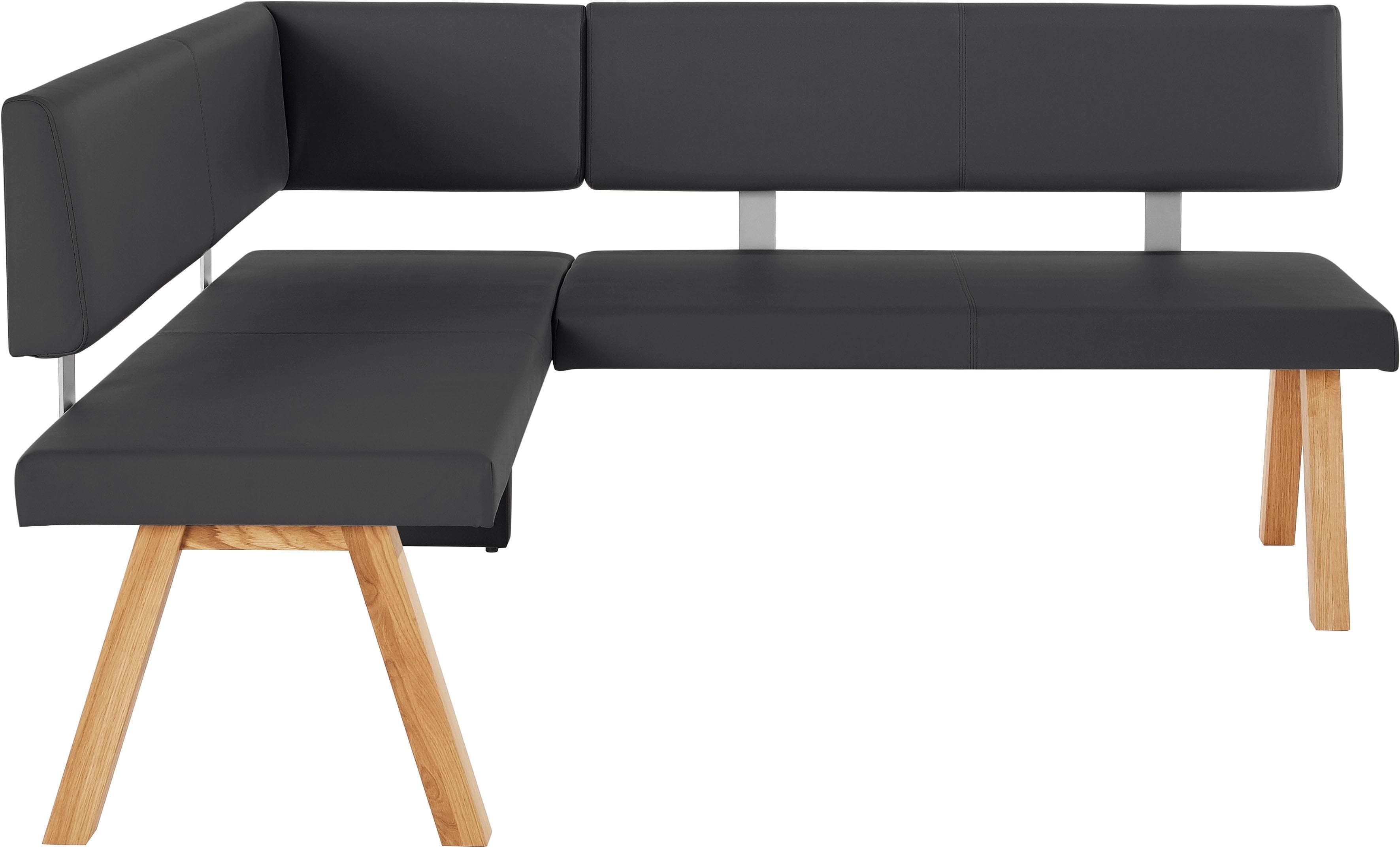 Massivholz Eckbank aus geölter Eiche