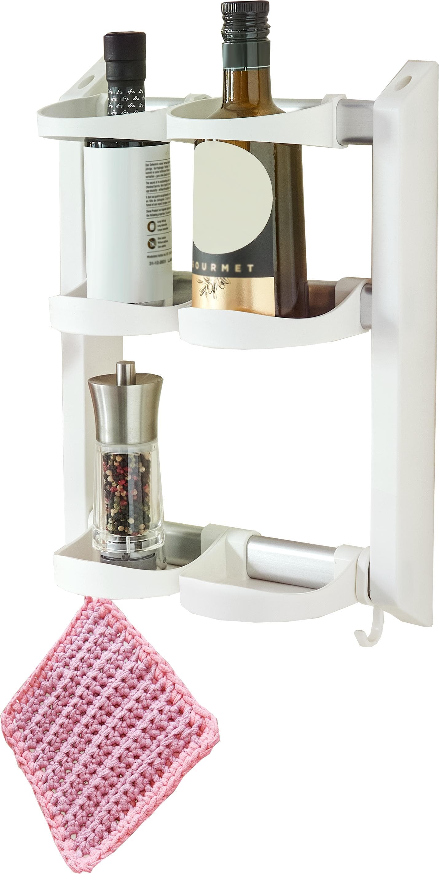 Küchenregal RUCO grau Aluminium für Gewürze