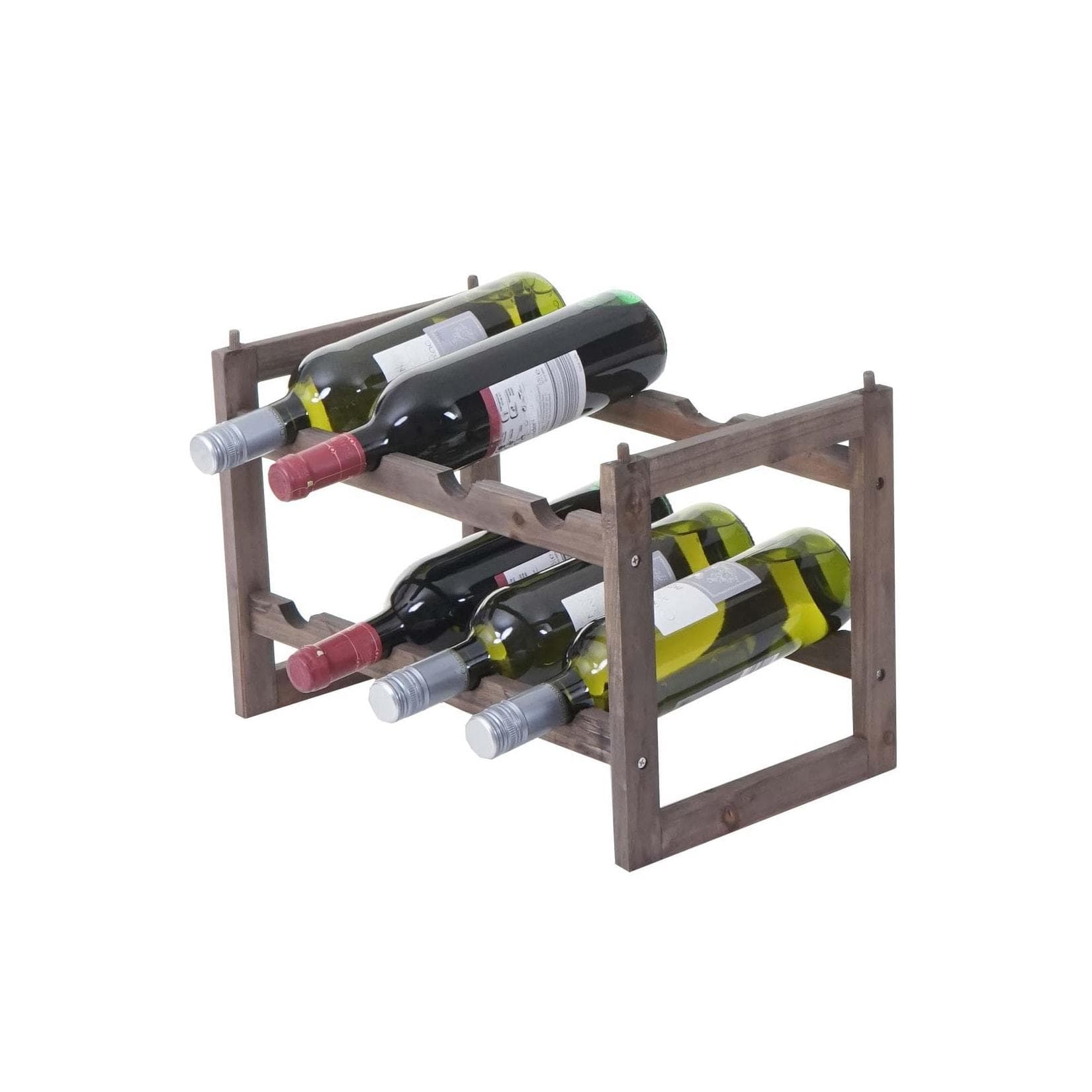 Weinregal MCW-B58 Tanne 2 Böden Weinständer