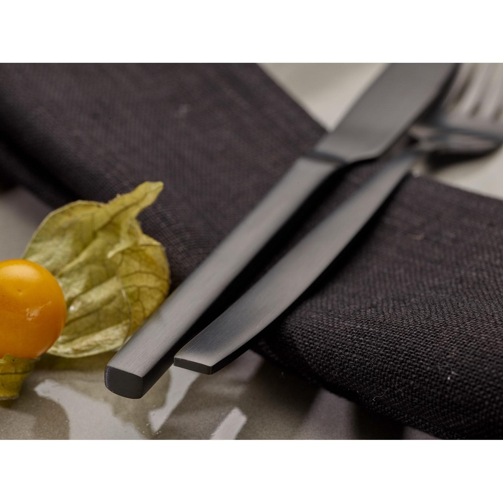 ECHTWERK Besteck Set Positano 30tlg Schwarz