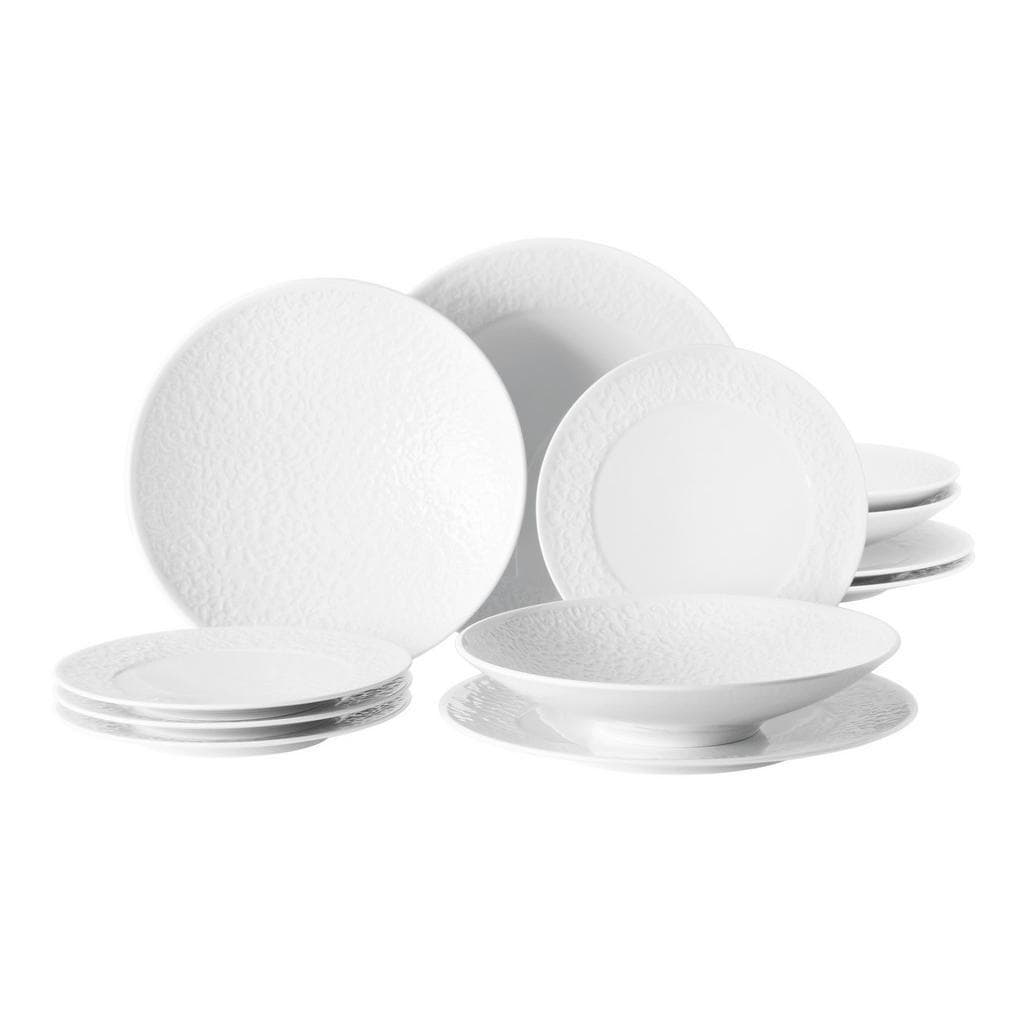 Seltmann Weiden Tafelservice Nori Home Weiß Keramik 12-teilig
