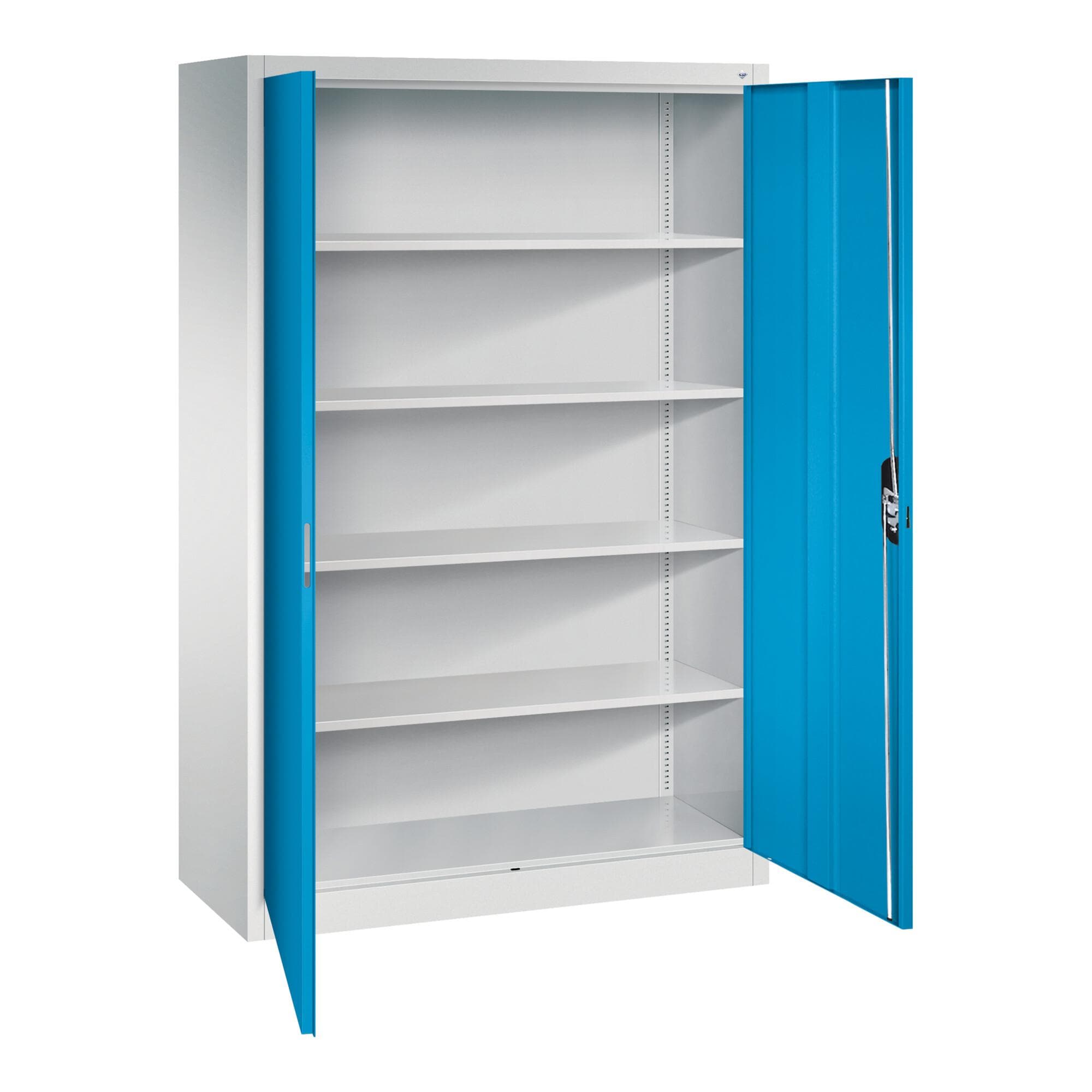 C+P Büroschrank Acurado, 1950x1200x500mm, 7035/5012