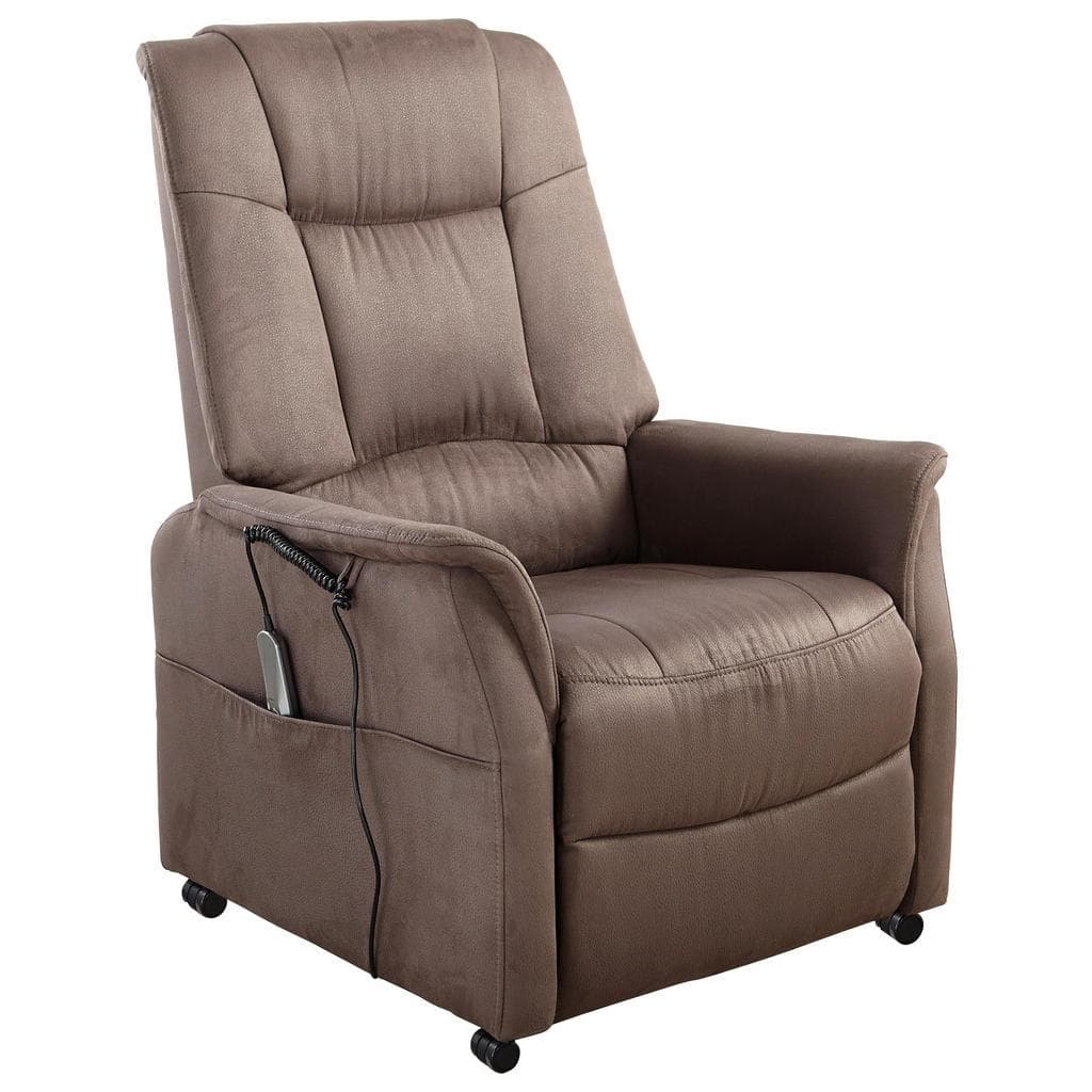 Cantus Fernsehsessel Graubraun Relaxfunktion Aufstehhilfe