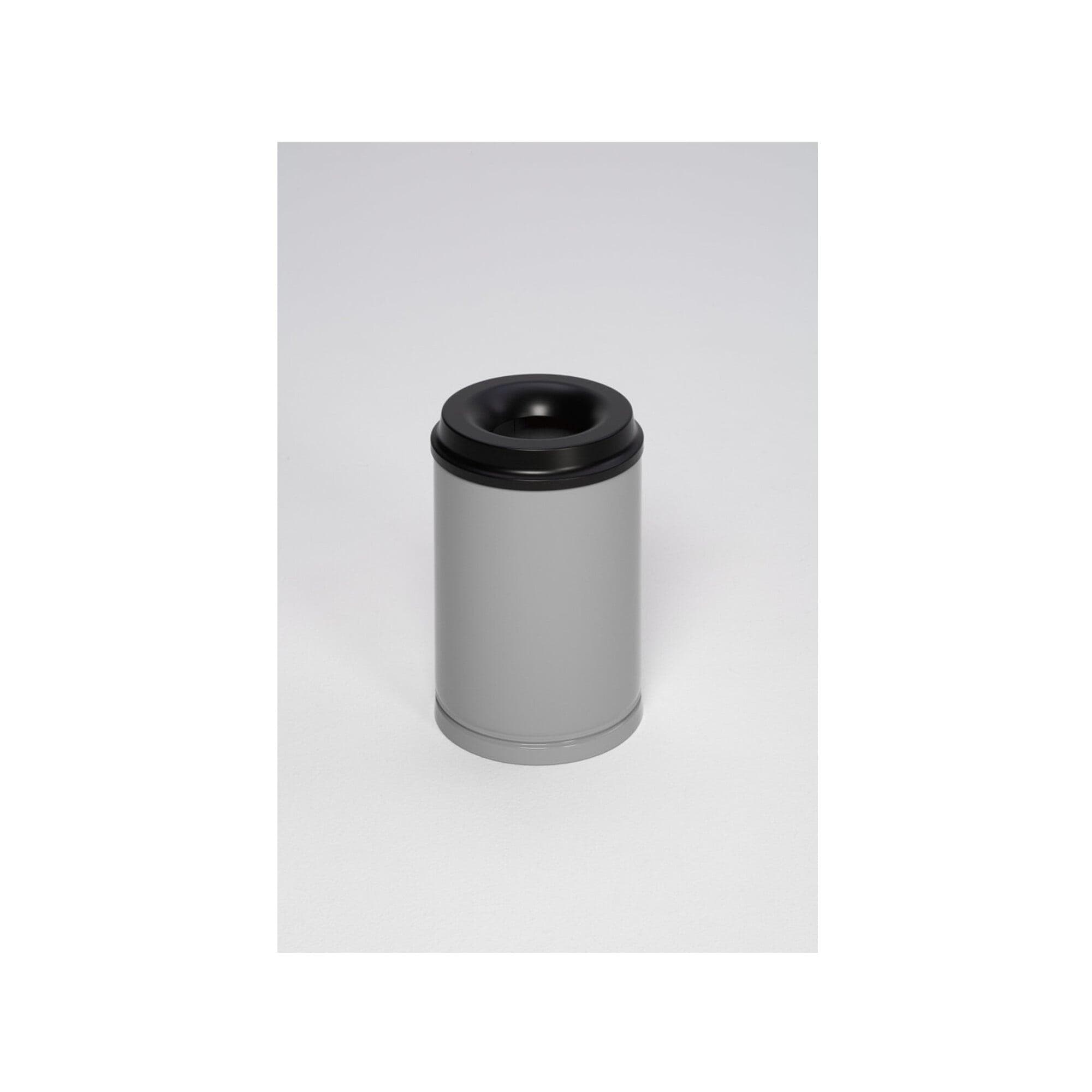 VAR Papierkorb Feuersicher 15 Liter Offen Silber