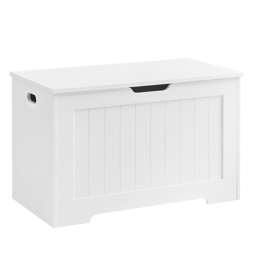 Boxxx Truhe Vasagle Weiß Holzwerkstoff 76x48x40 cm