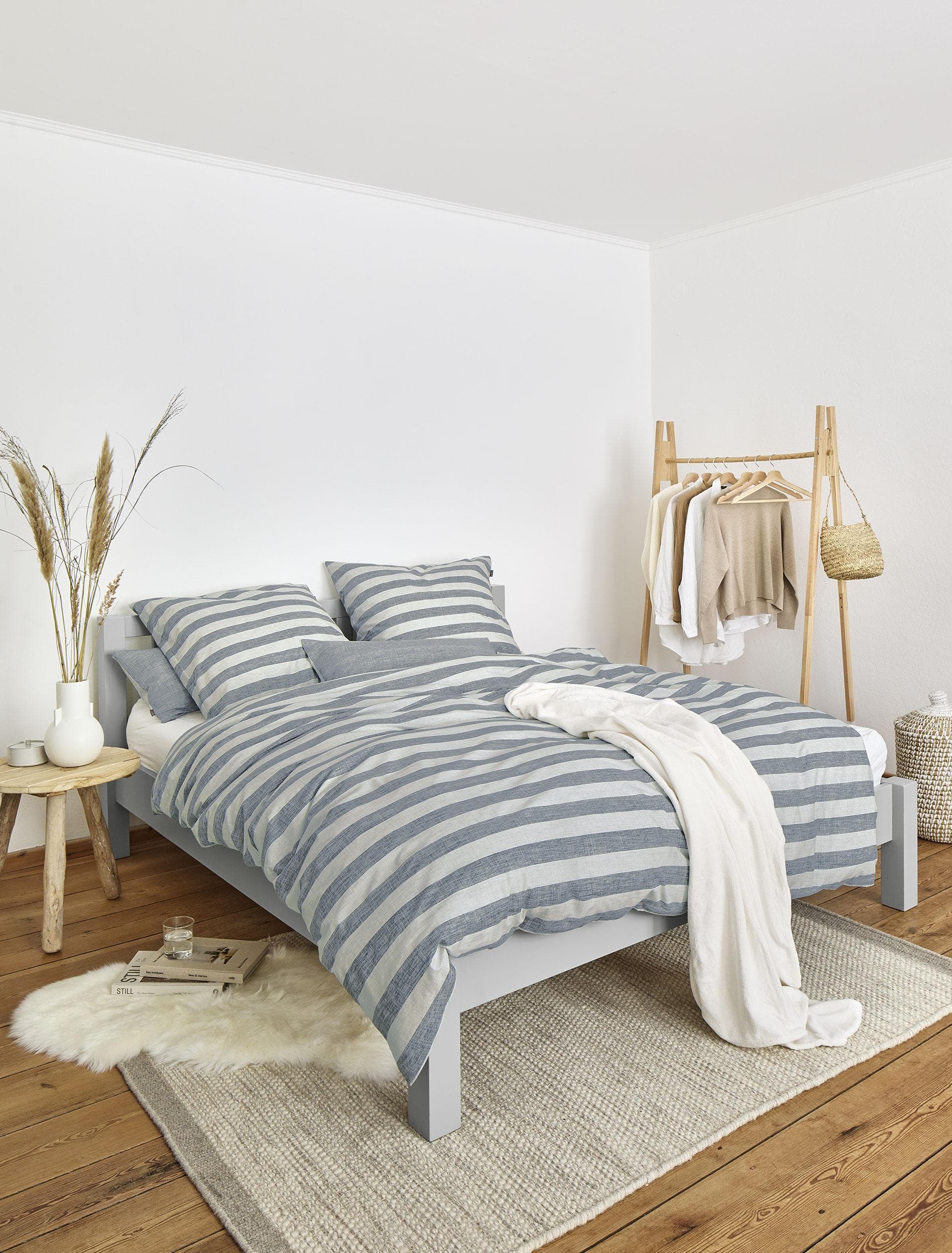 Irisette Wave-HK 8559 Bettwäsche Blau 100% Baumwolle