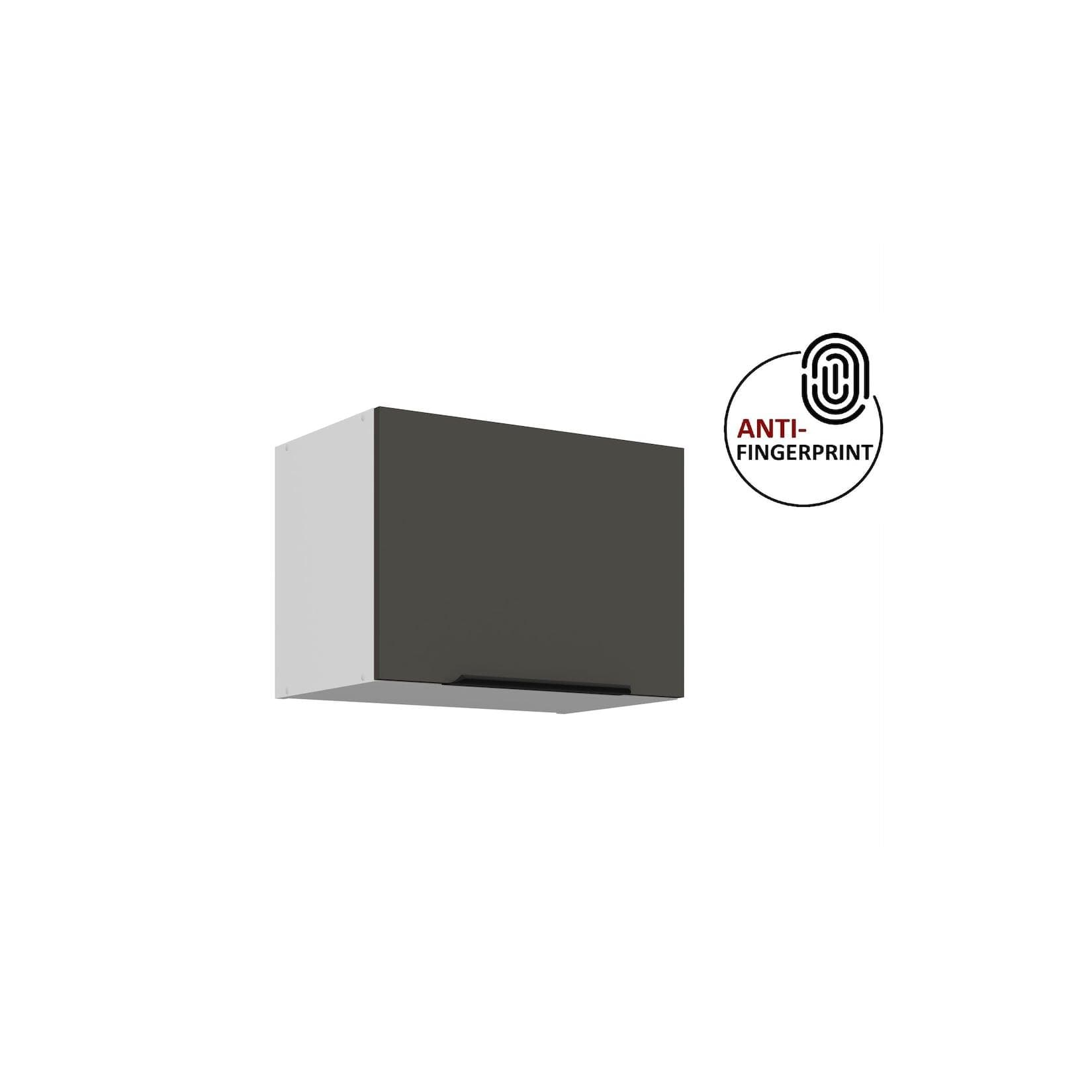 Küchen Hängeschrank 50 cm Küche ARIA Graphite matt Anti Fingerprint