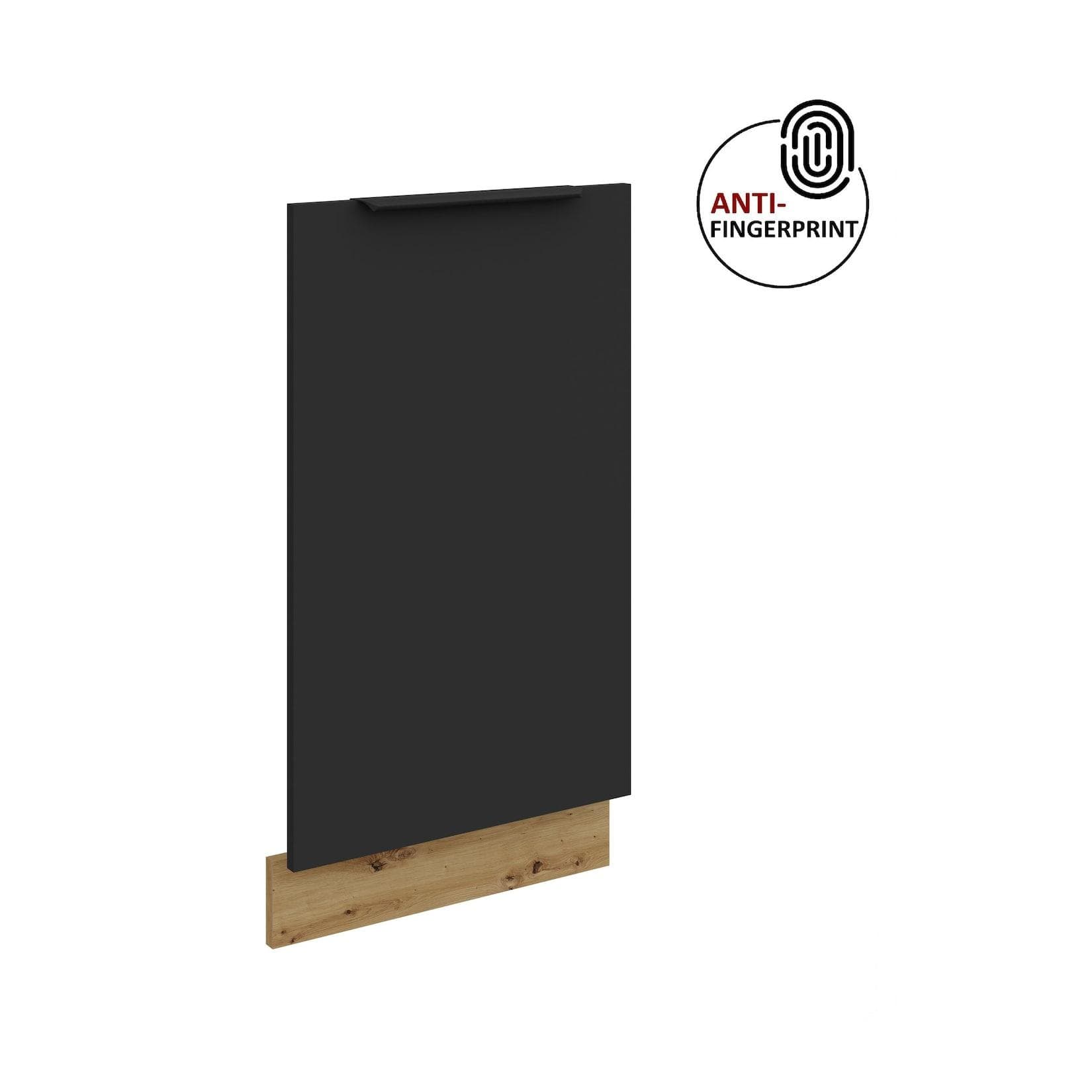 Frontblende Schwarz mit Anti Fingerprint Beschichtung