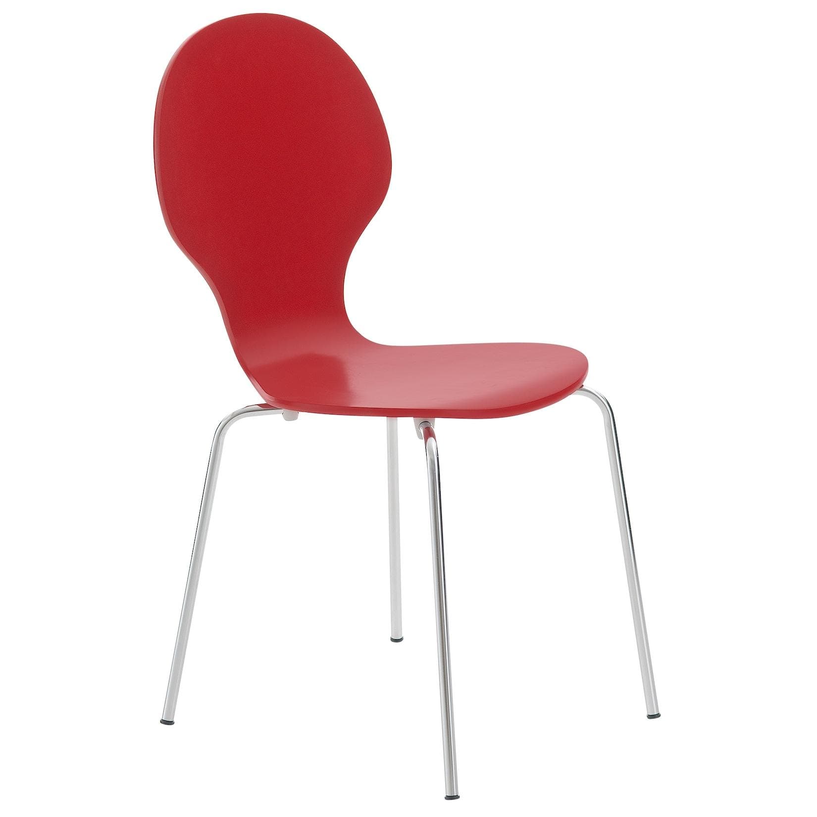 CLP Stapelstuhl Diego - Ergonomisch, Holzsitz, Chromgestell