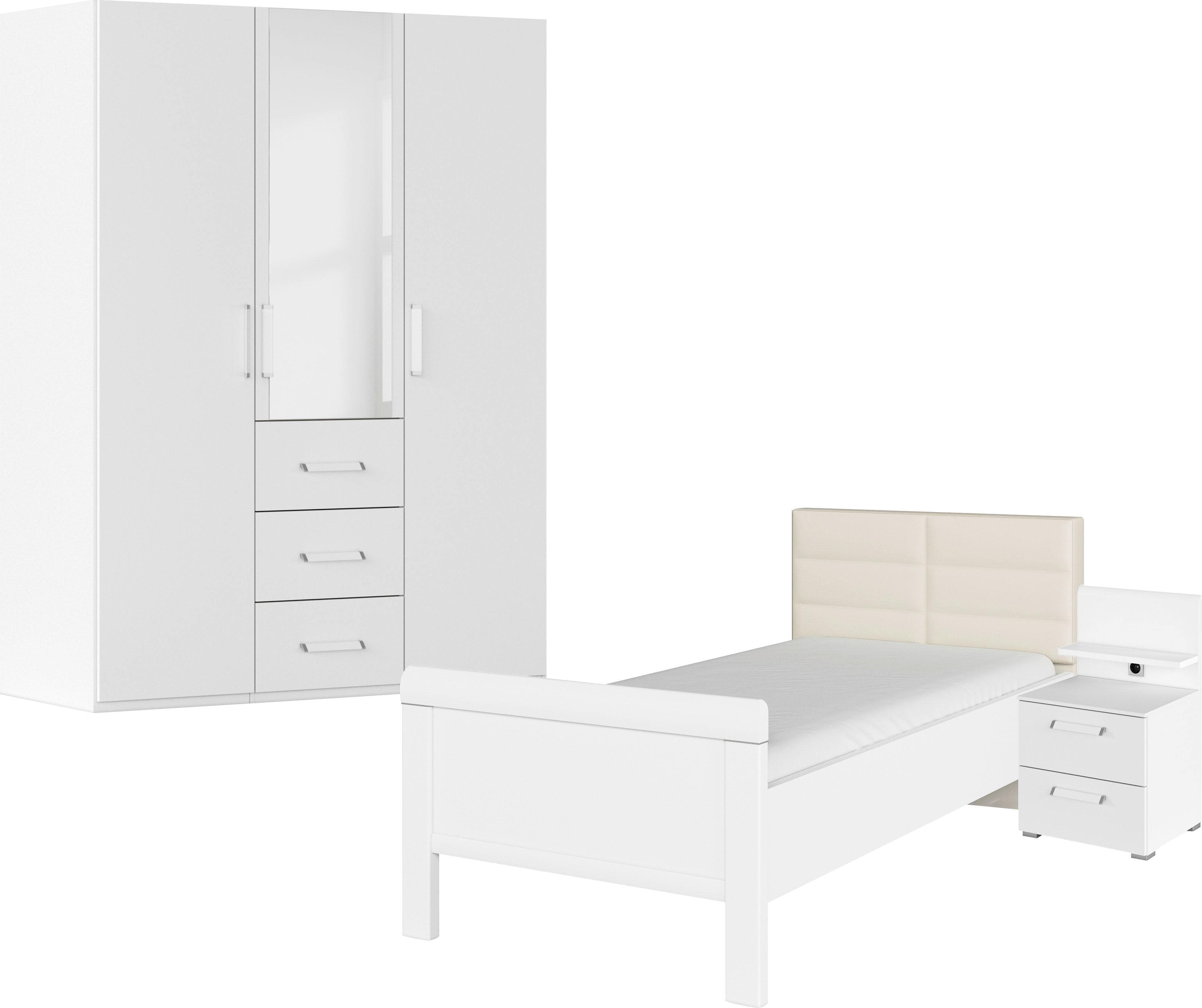 Schlafzimmer-Set RAUCH Evelyn Weiß Holzwerkstoff