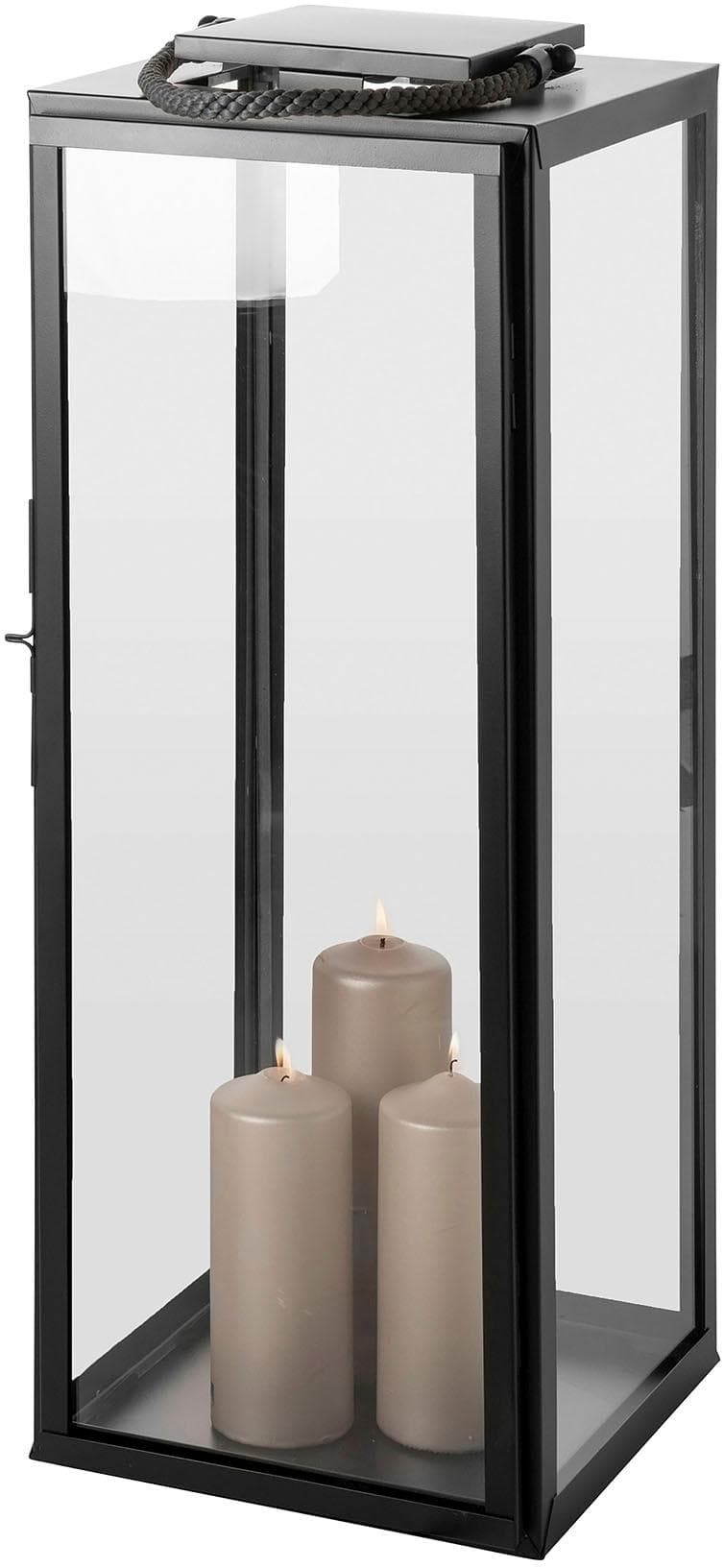 Kerzenlaterne FINK SEVILLA Grau Schwarz