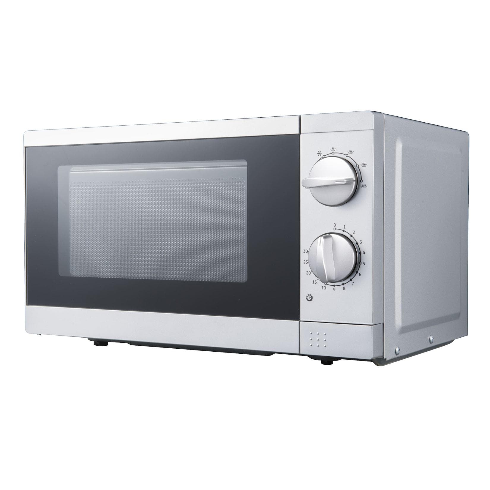 PKM Mikrowelle 700 Watt 17 Liter Silber