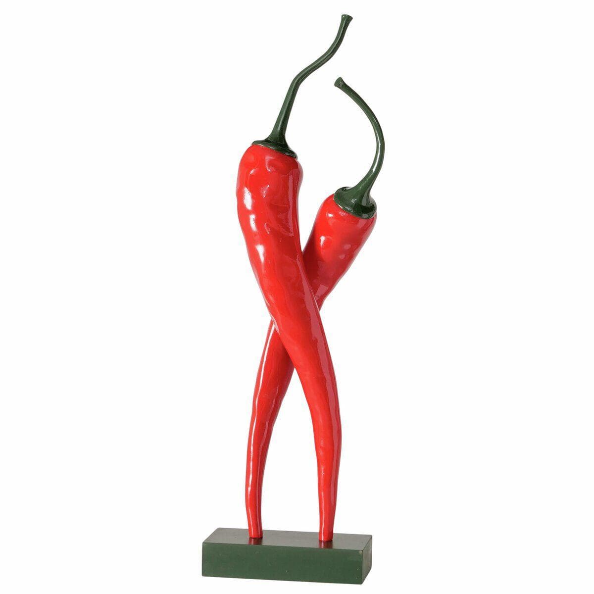 Aufsteller PEPERONI Rot Kunstharz Dekoration