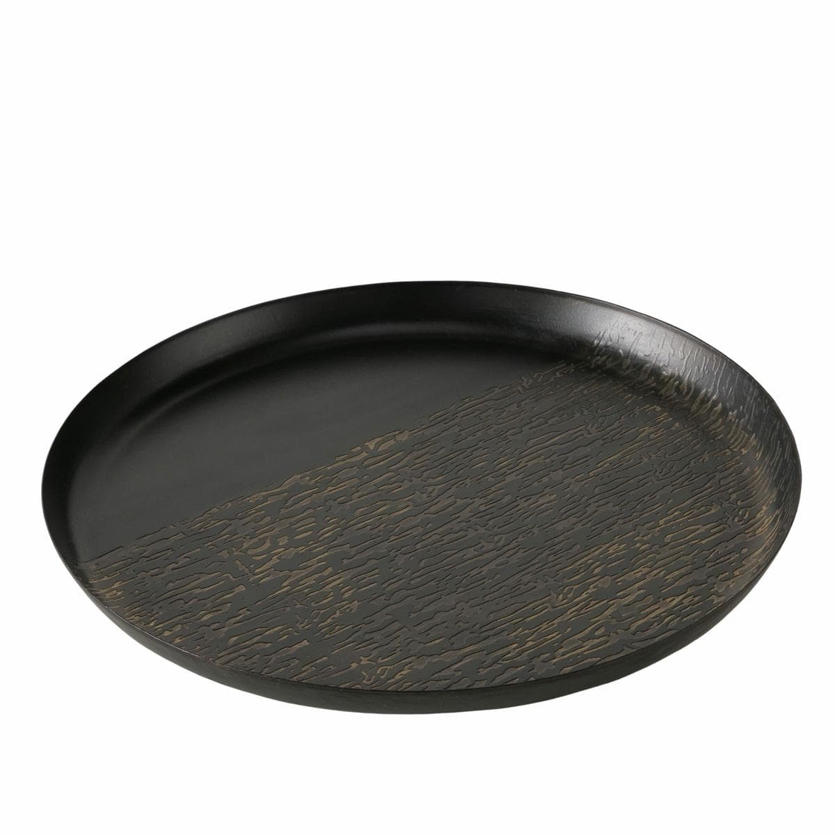 Teller NIKA Eisen Schwarz/Gold