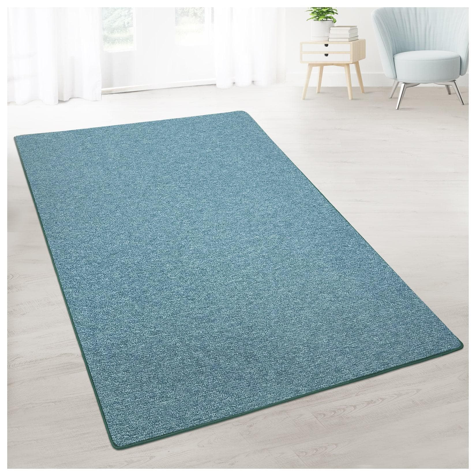 casa pura Teppich-Läufer London Grün 95