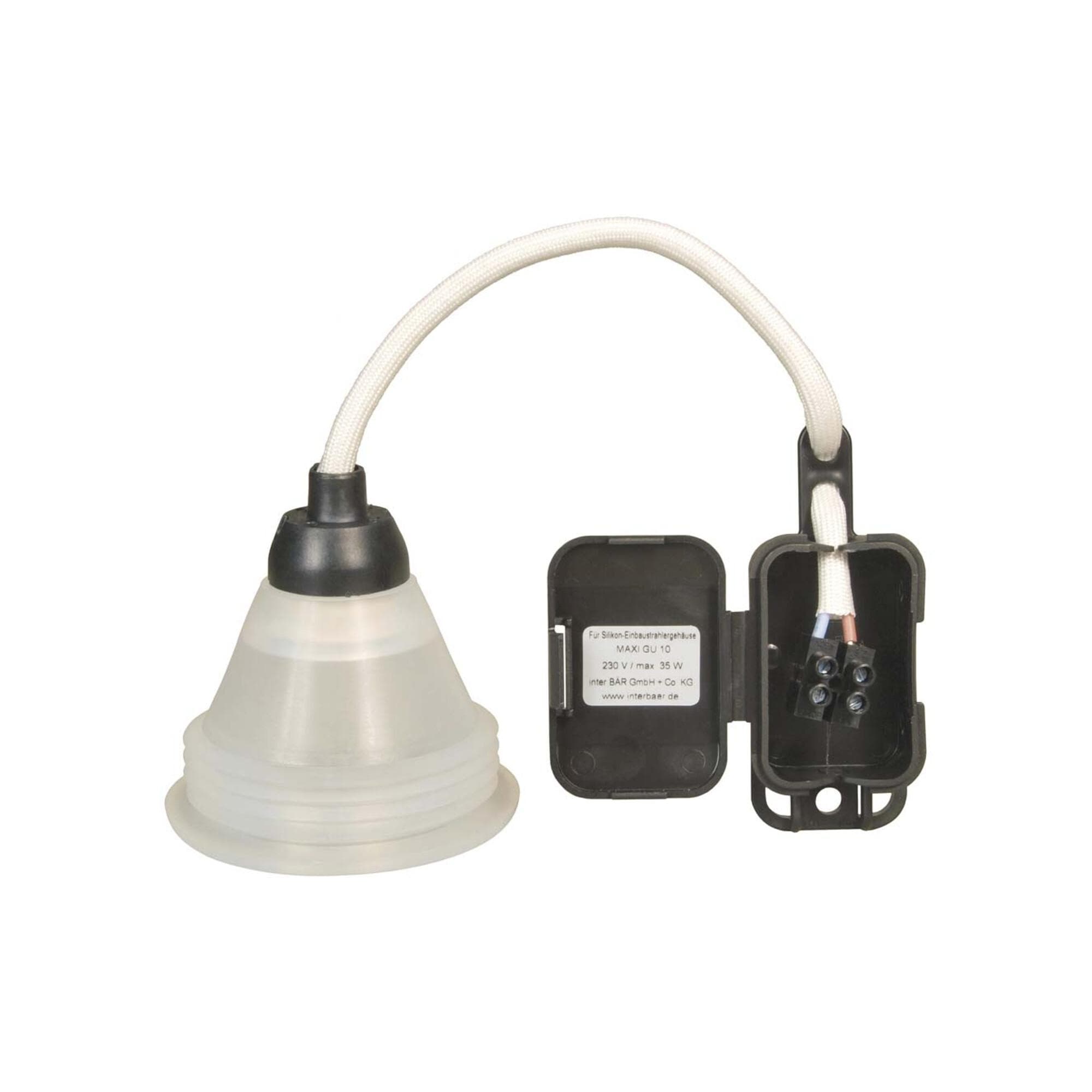 Bachmann Silikongehäuse Serie 1000 GU10 Einbaustrahlergehäuse