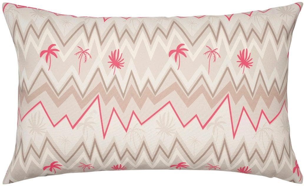 Dekokissen PAD "ZICZAC" Beige Gestreift