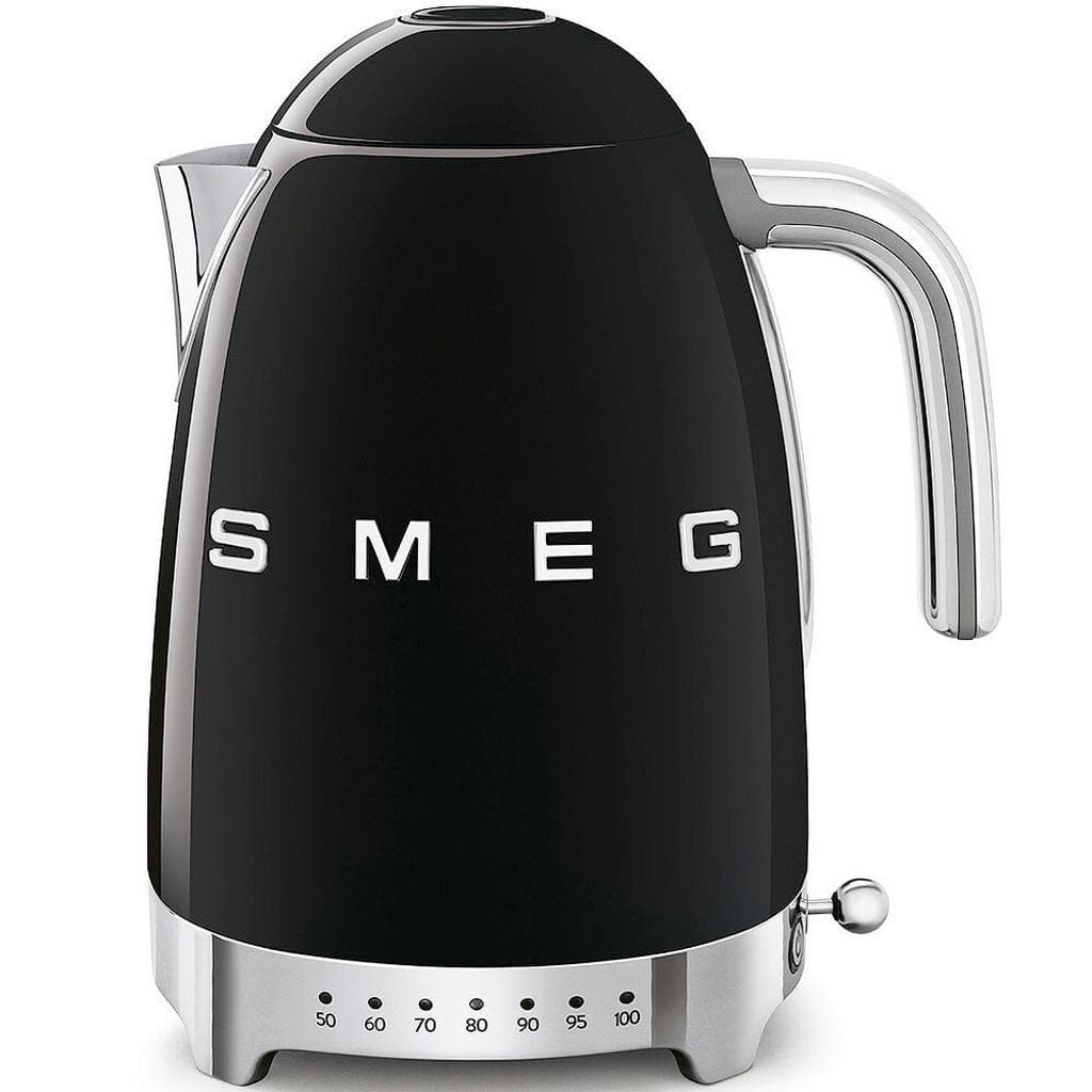 Smeg Wasserkocher 50´s Style Schwarz Metall 1,7 L