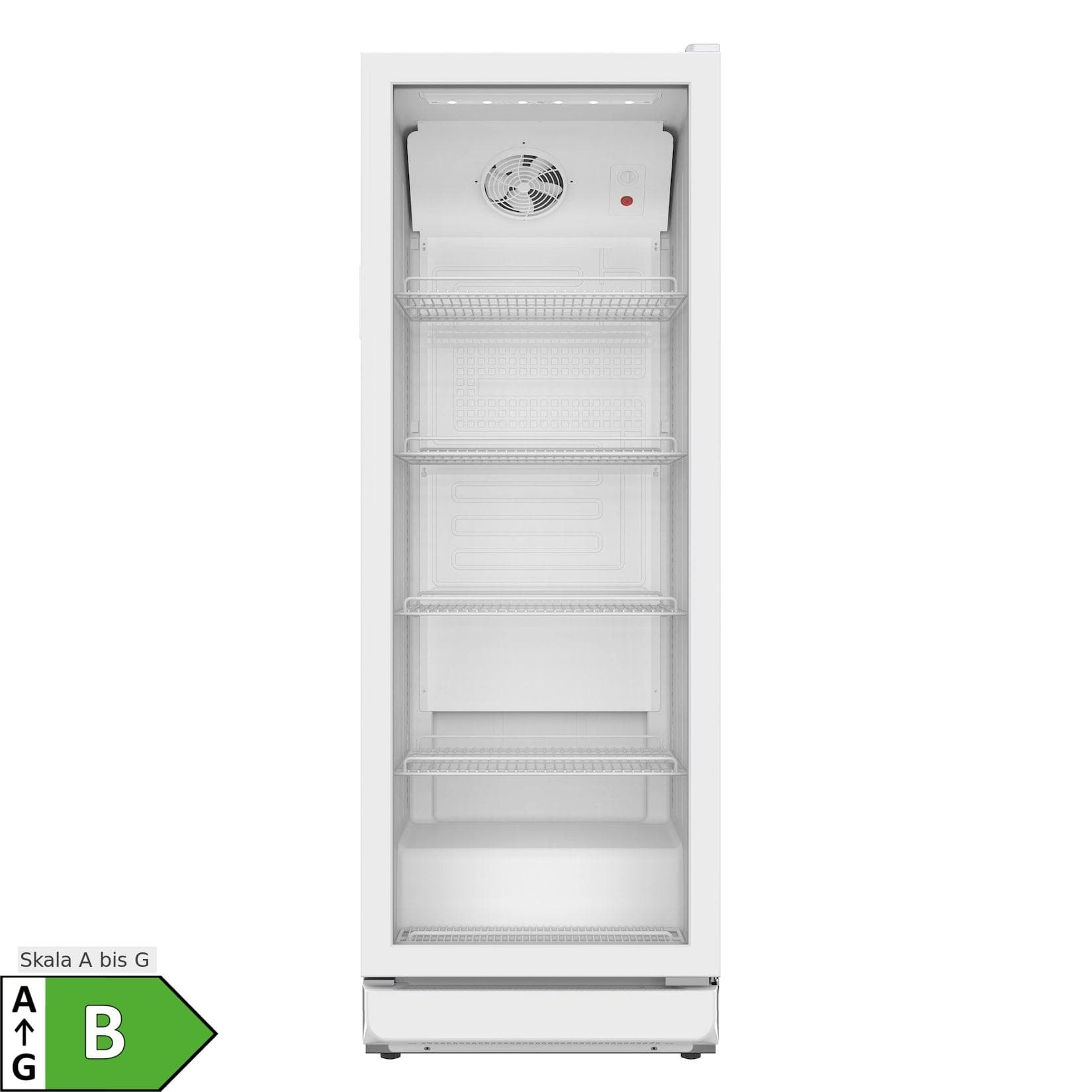 PKM GKS168W Flaschenkühlschrank Weiß 300 L