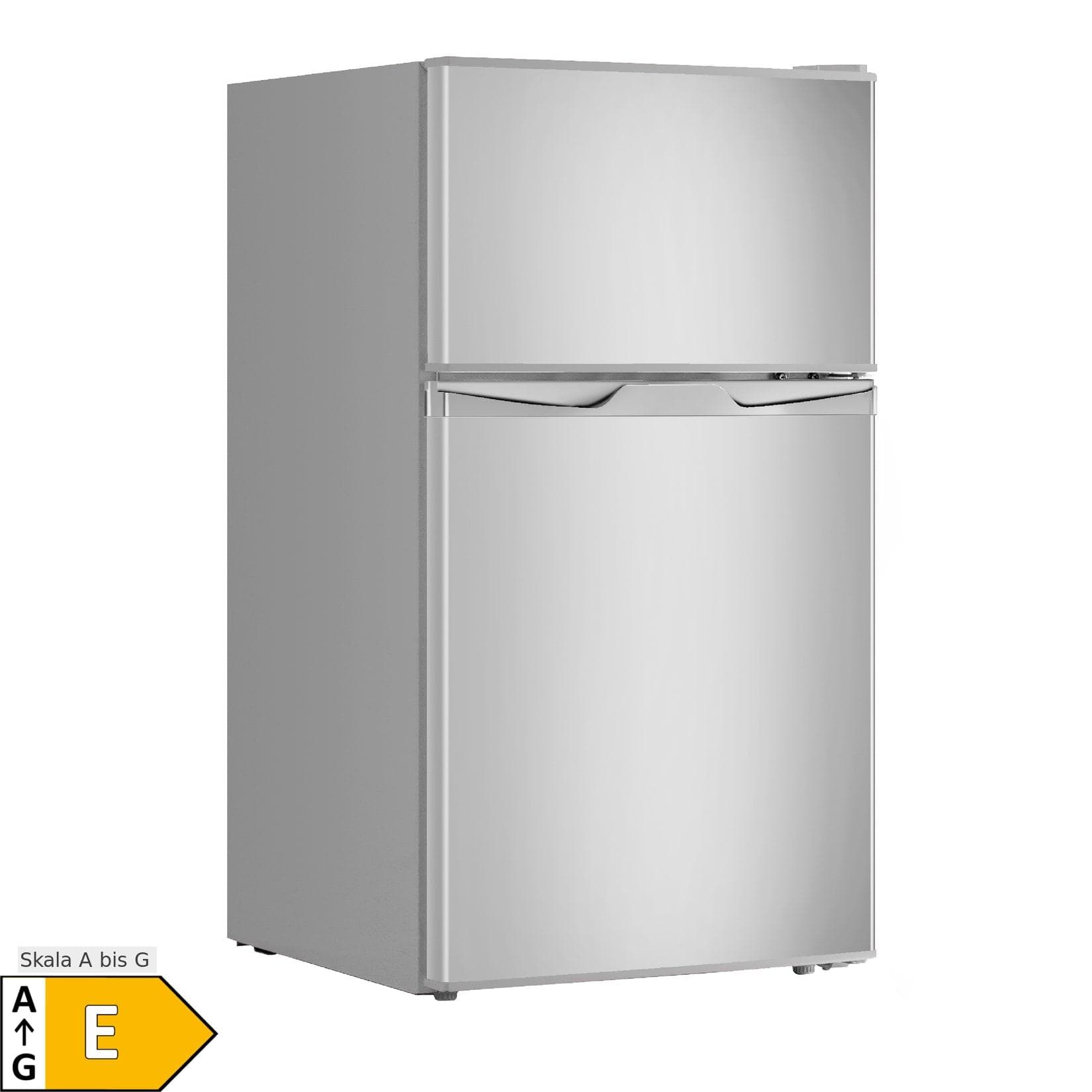 PKM Kühl-Gefrierkombi GK88EIX Inox Design 84 Liter