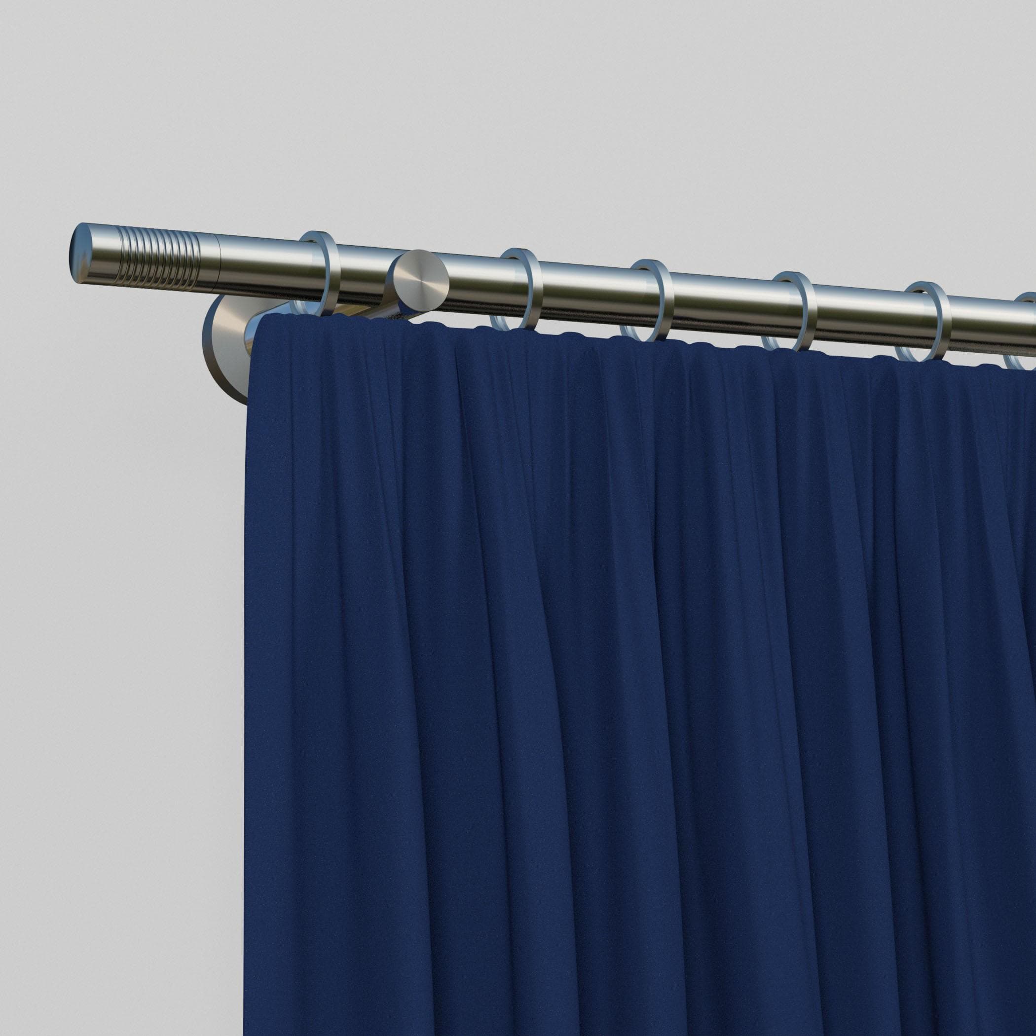 Indeko Gardinenstange Kapstadt Silber 150cm