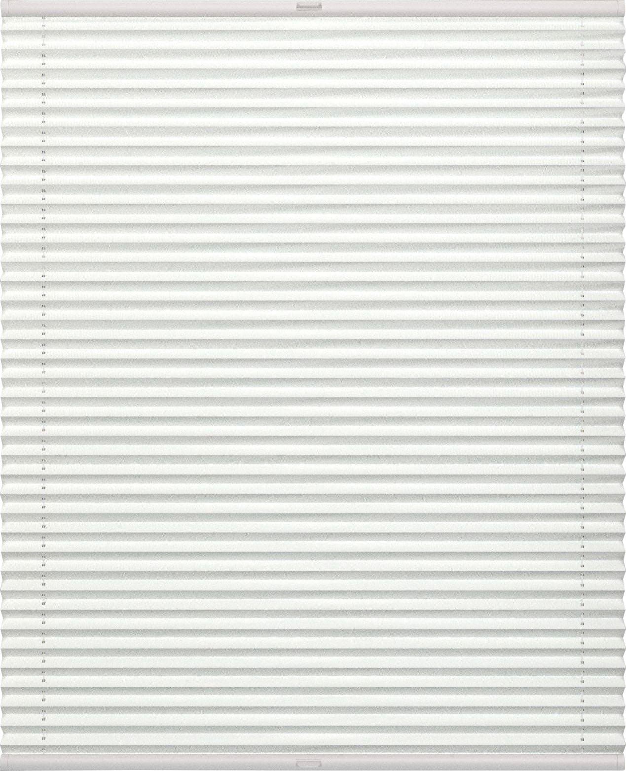 indeko Plissee Weiß Aluminium Kunststoff Polyester