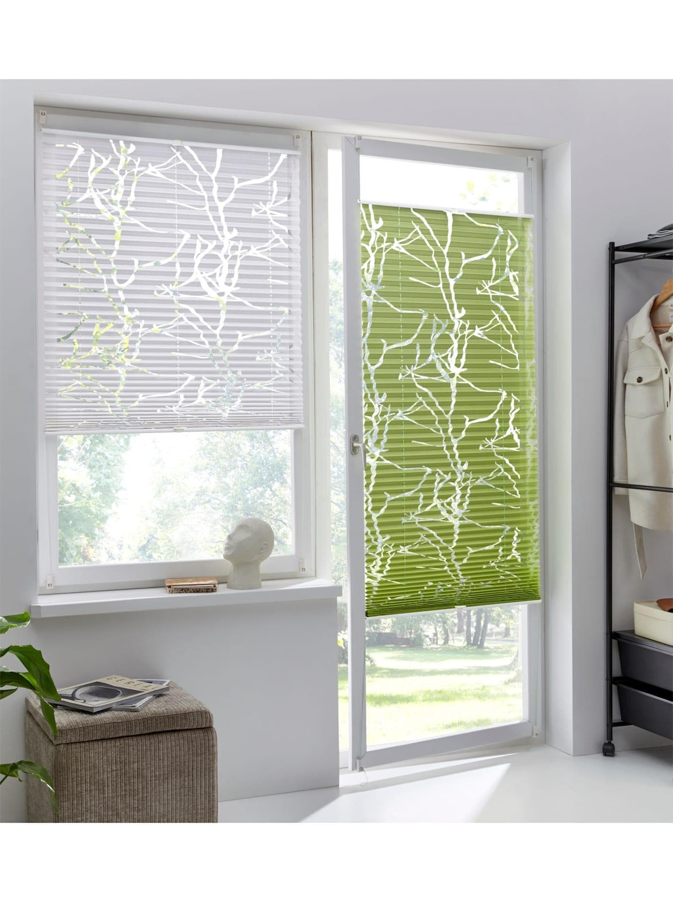 Jalousie HEINE HOME Gr. 10 Lindgrün Plissee-Jalousie
