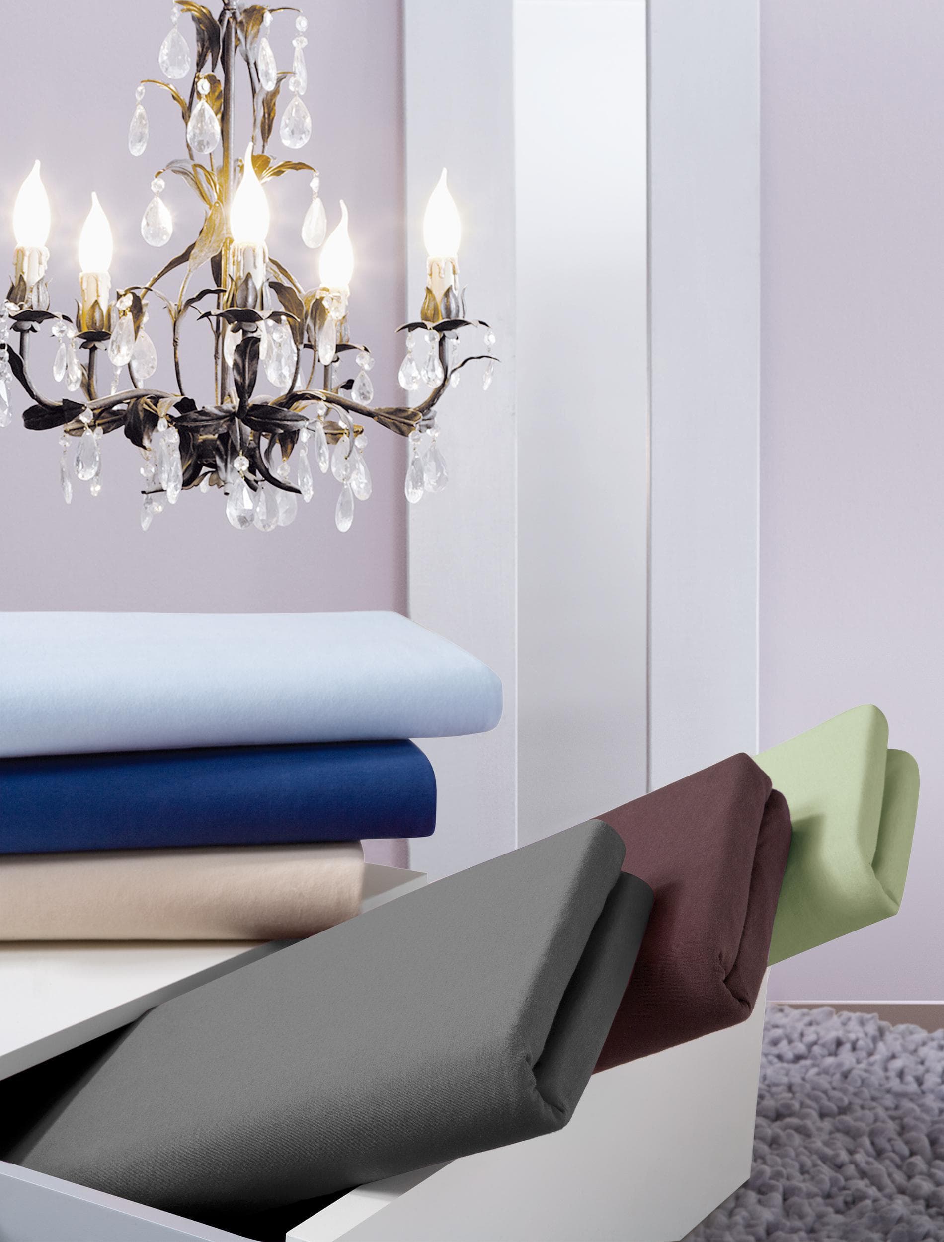 Irisette Premium Stretch Spannbettlaken Royal - Schoko, Baumwolle