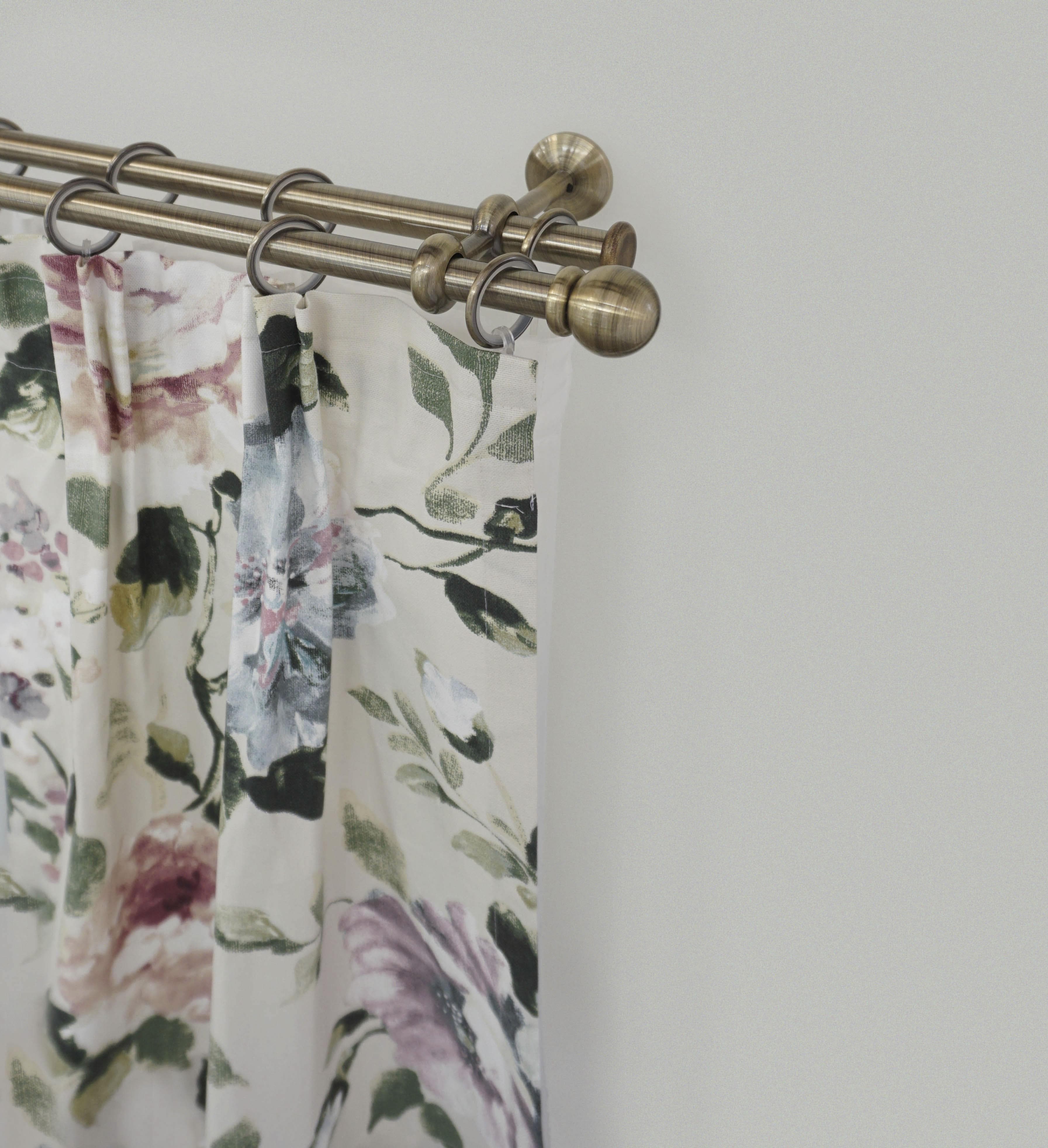 GARESA Gardinenstange Esperanca Gold 2-läufig Metall