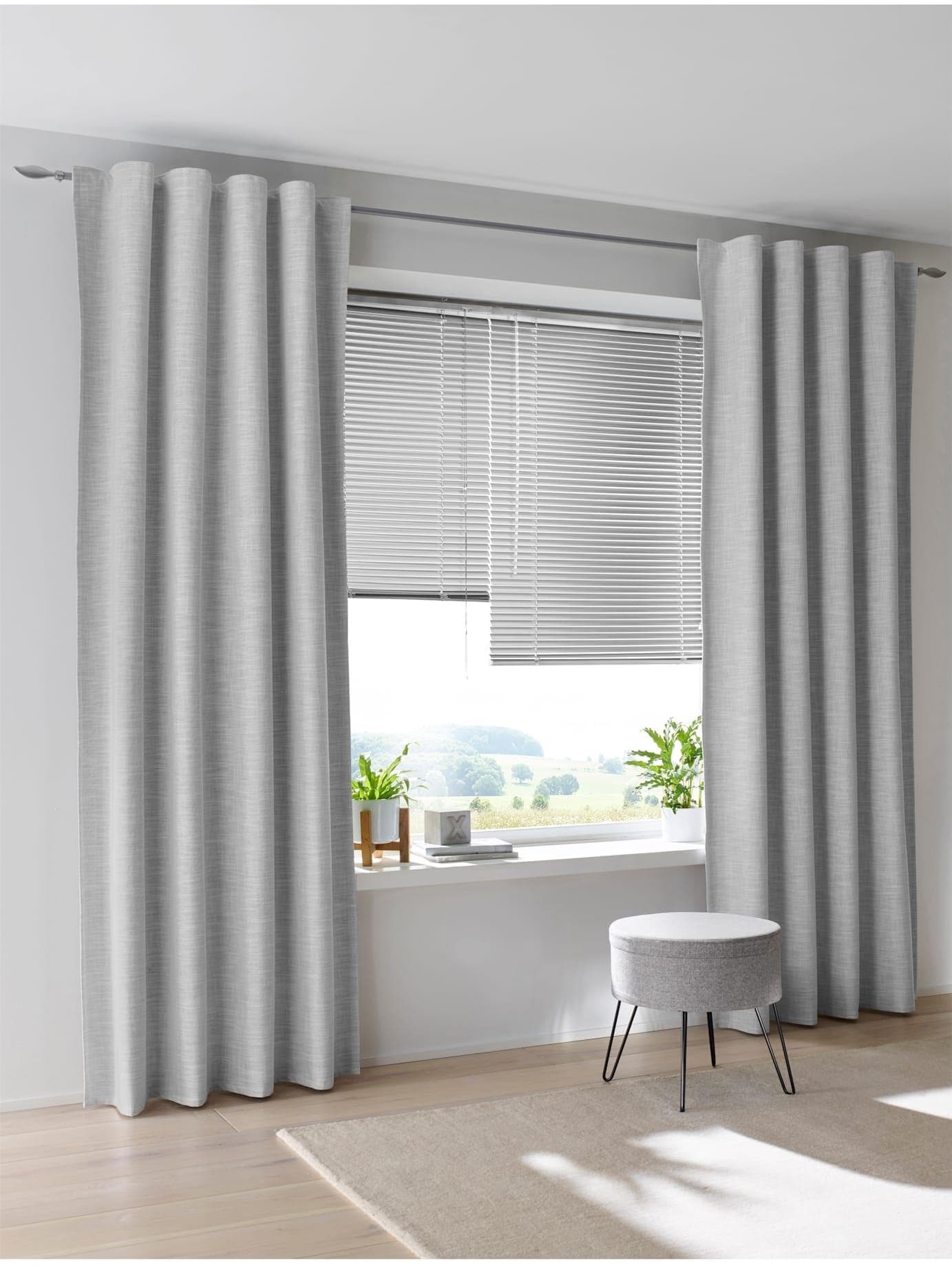 Jalousie HEINE HOME Gr. 7 Silber Aluminium-Lamellen