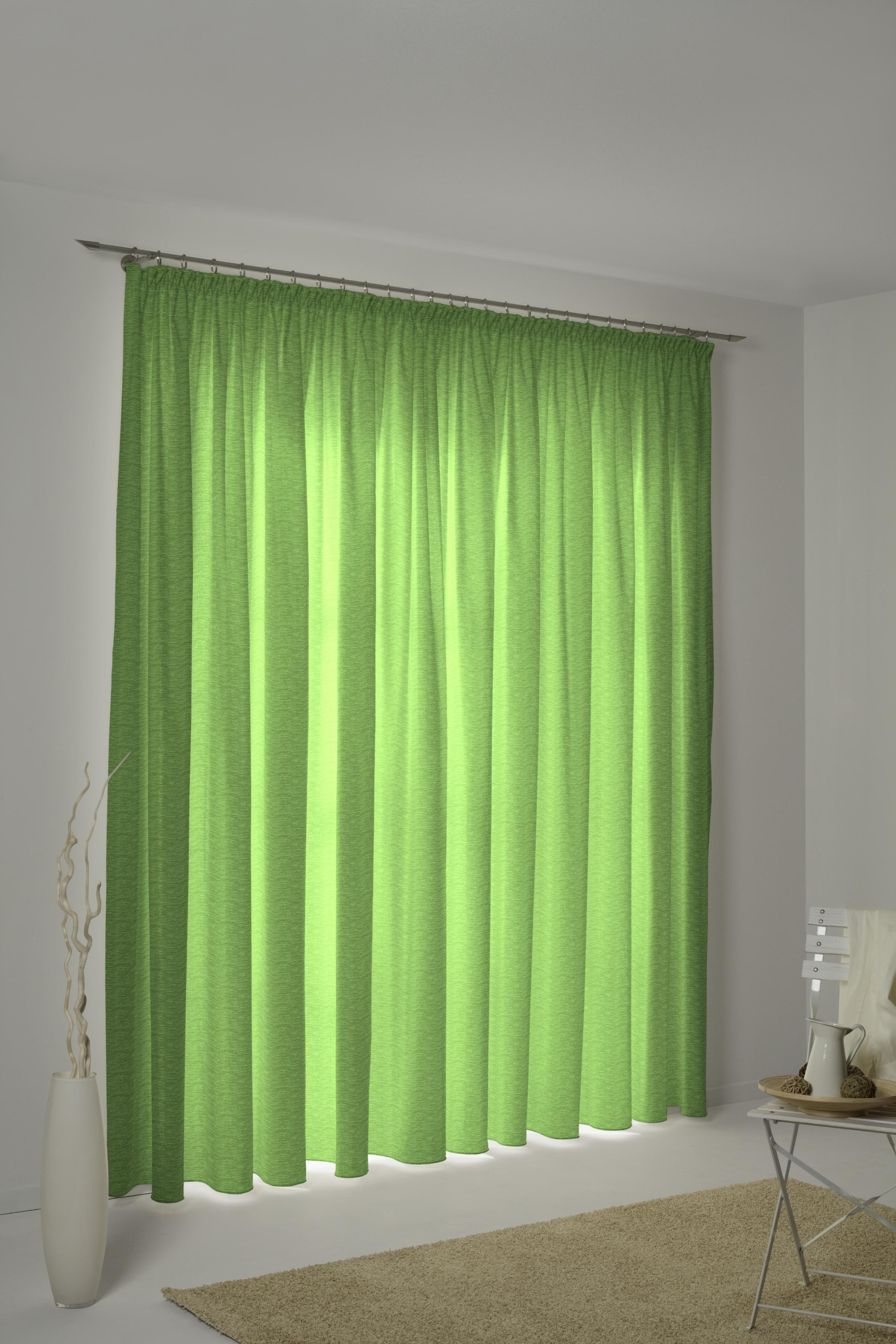 Wirth Thermo-Chenille Trondheim Vorhang - Blickdicht, Kräuselband, Kuschelig