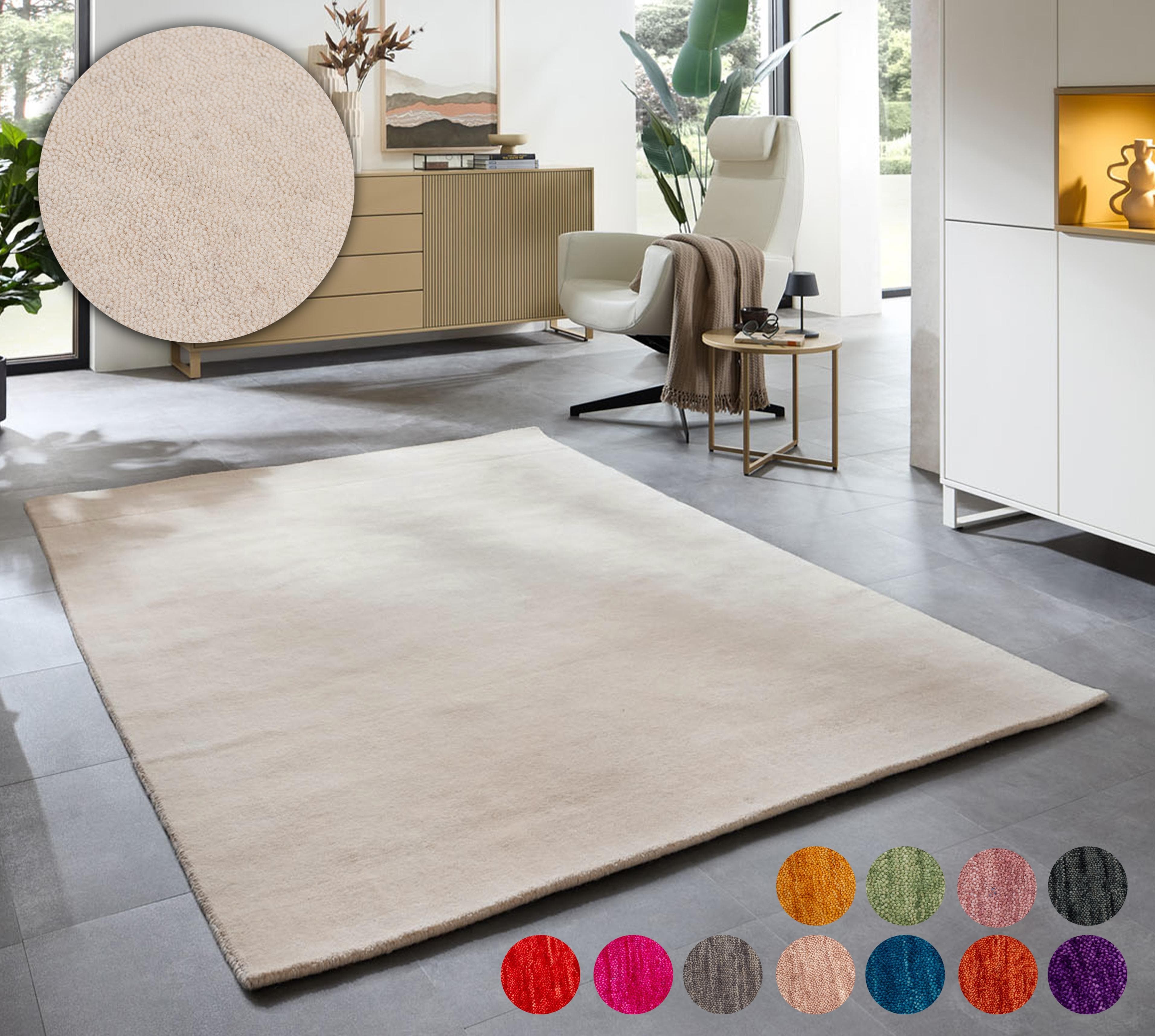 THEKO Wollteppich Holi Rechteckig