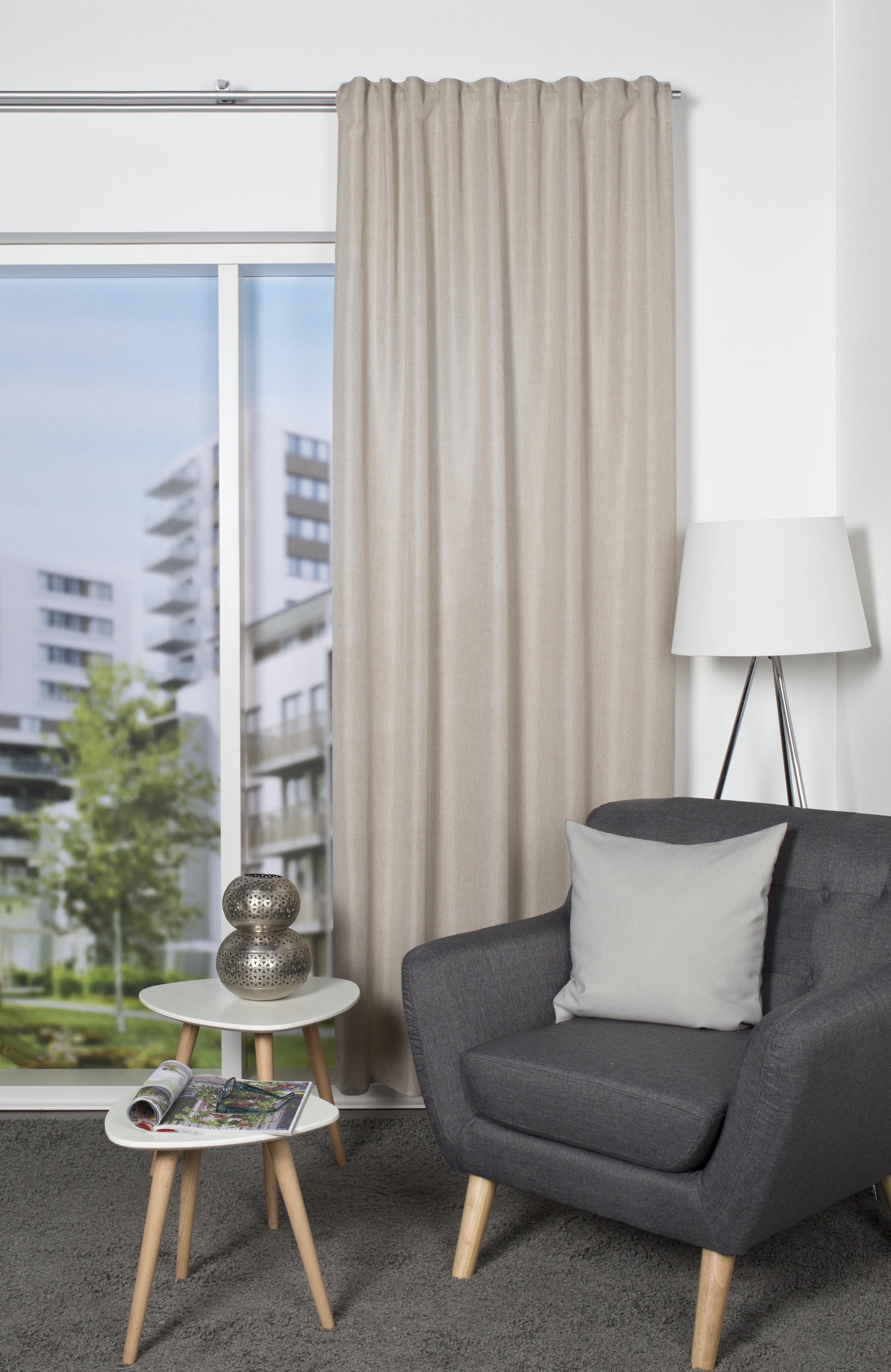 Home Wohnideen Gardine Oxford: Blickdichte Multifunktionsband Voile in Unifarben