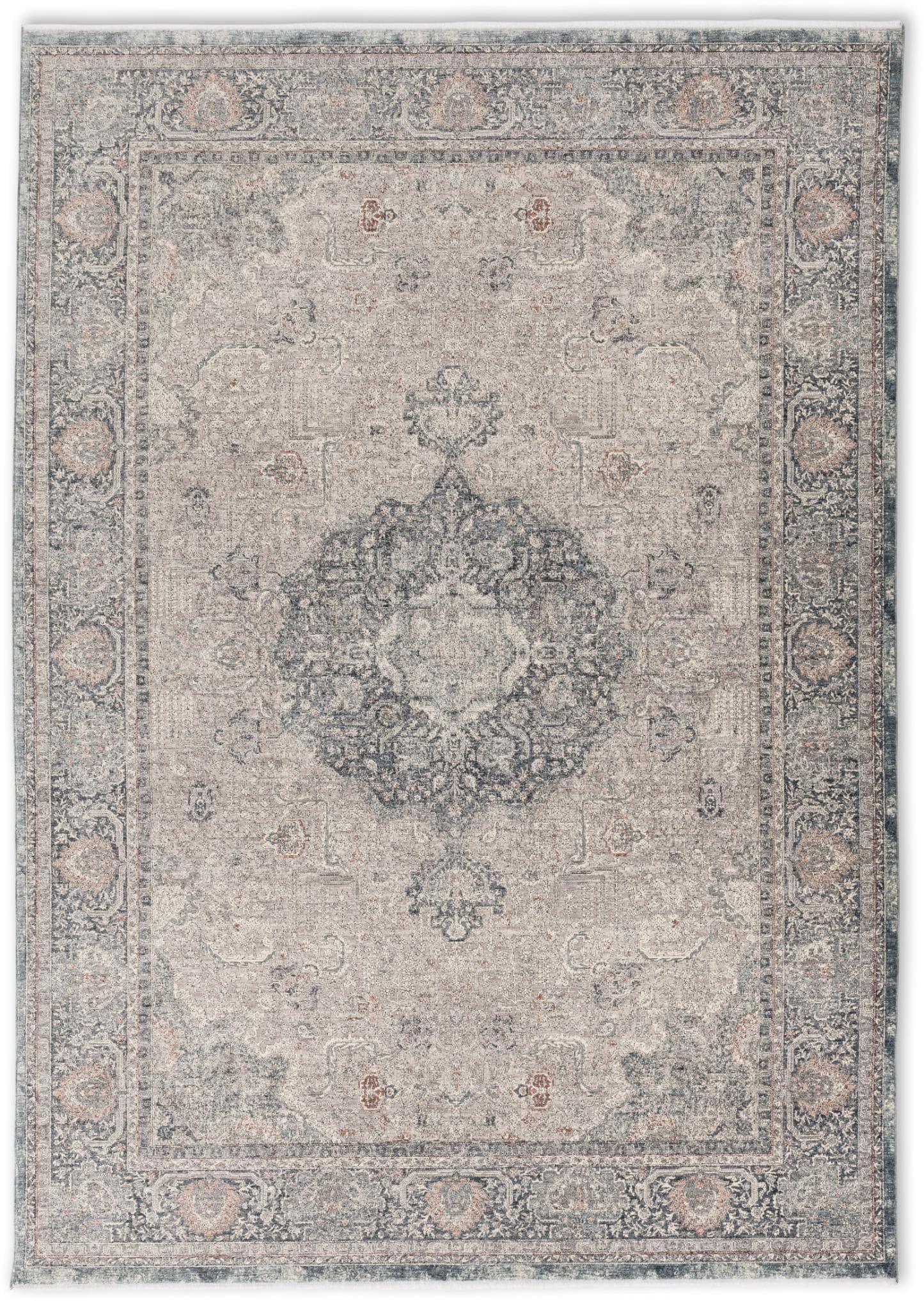 ASTRA Teppich Tropea - Vintage Design mit Pastellfarben & leichtem Glanz