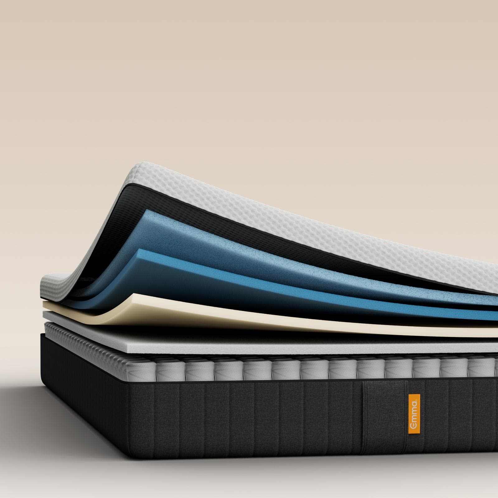 EmmaOriginal Pro Matratze 90x200cm Weiß ThermoSync