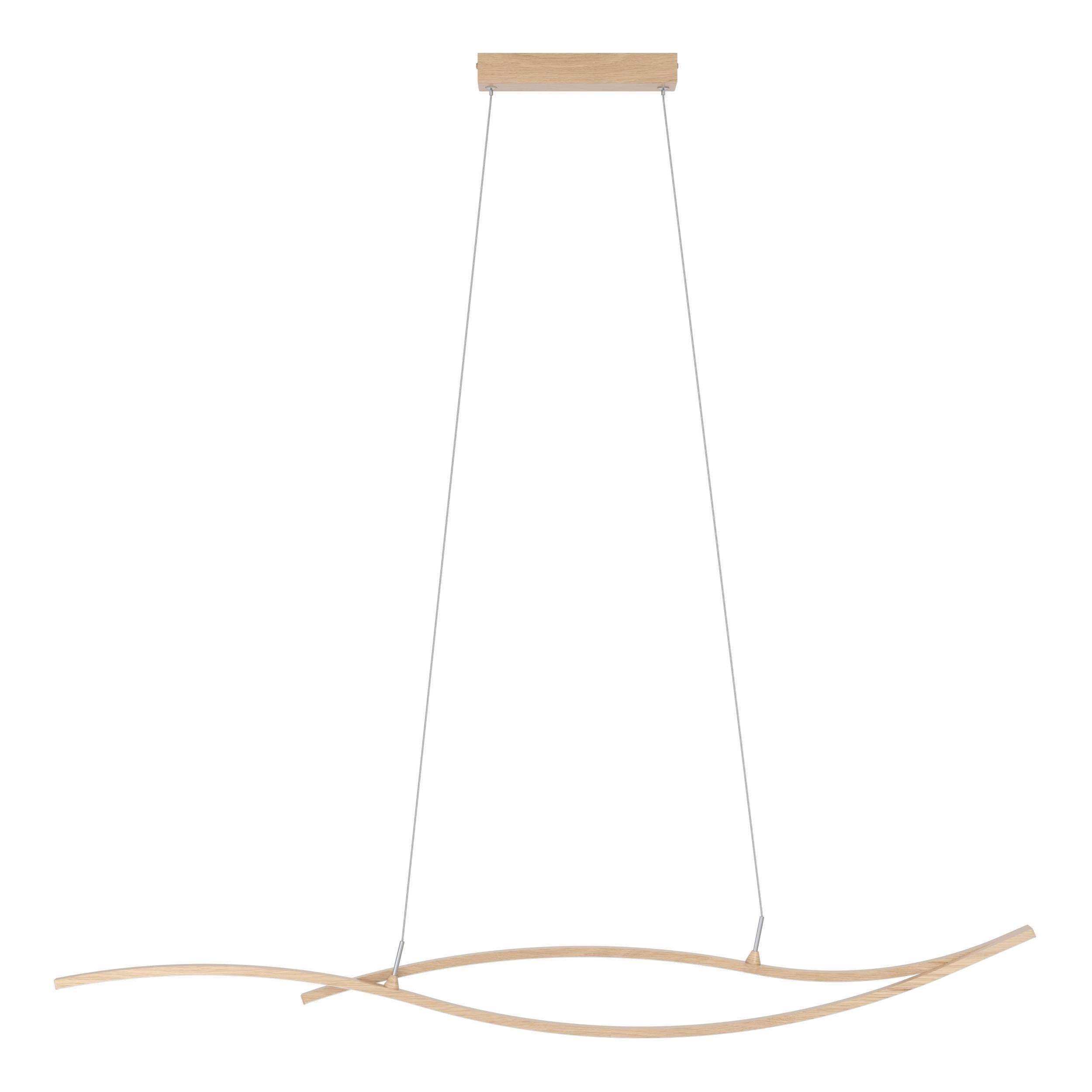 EGLO Hängeleuchte Grisolia - Braun, 120cm, LED