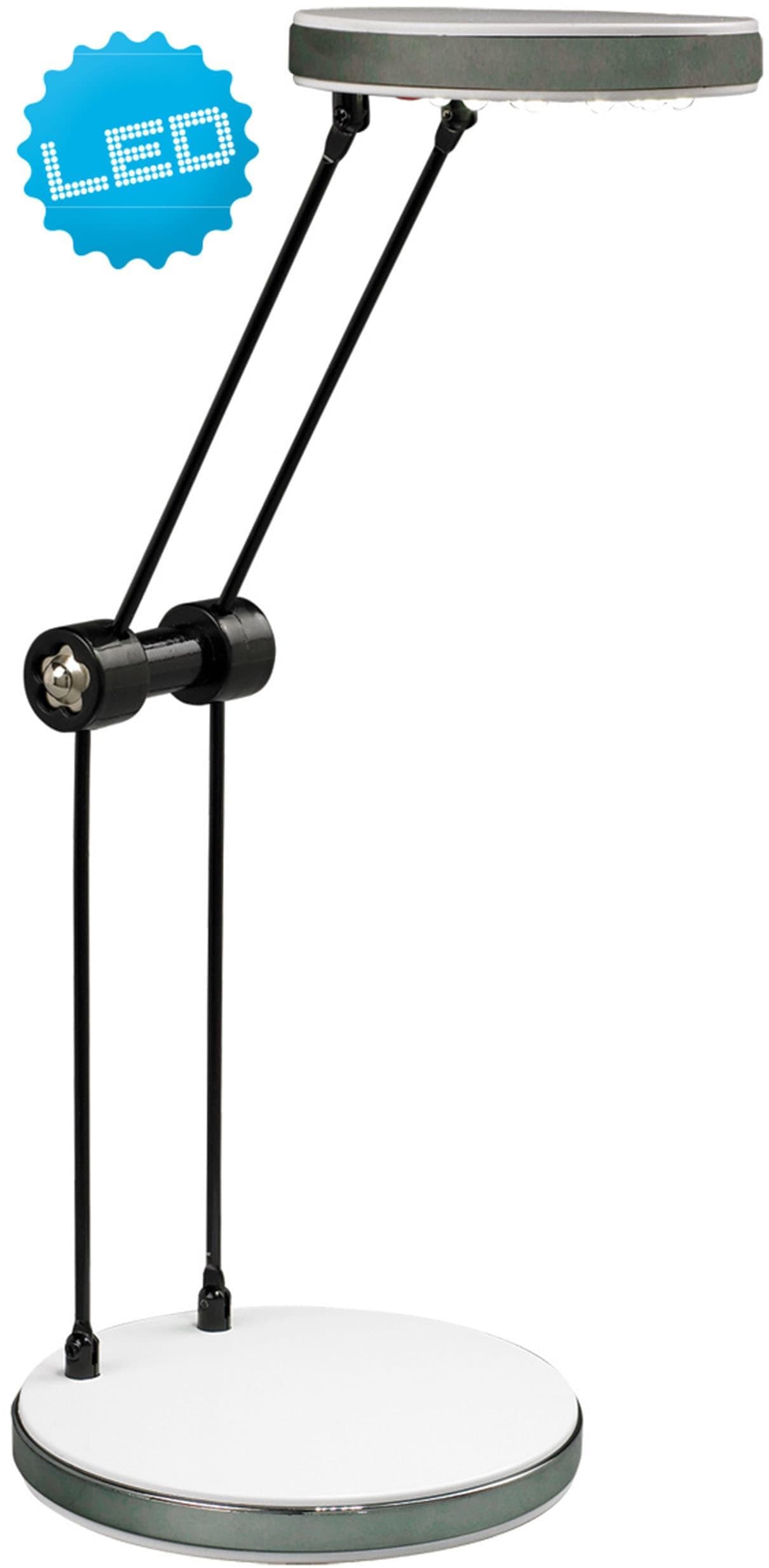 Moderne LED-Tischleuchte in Weiß