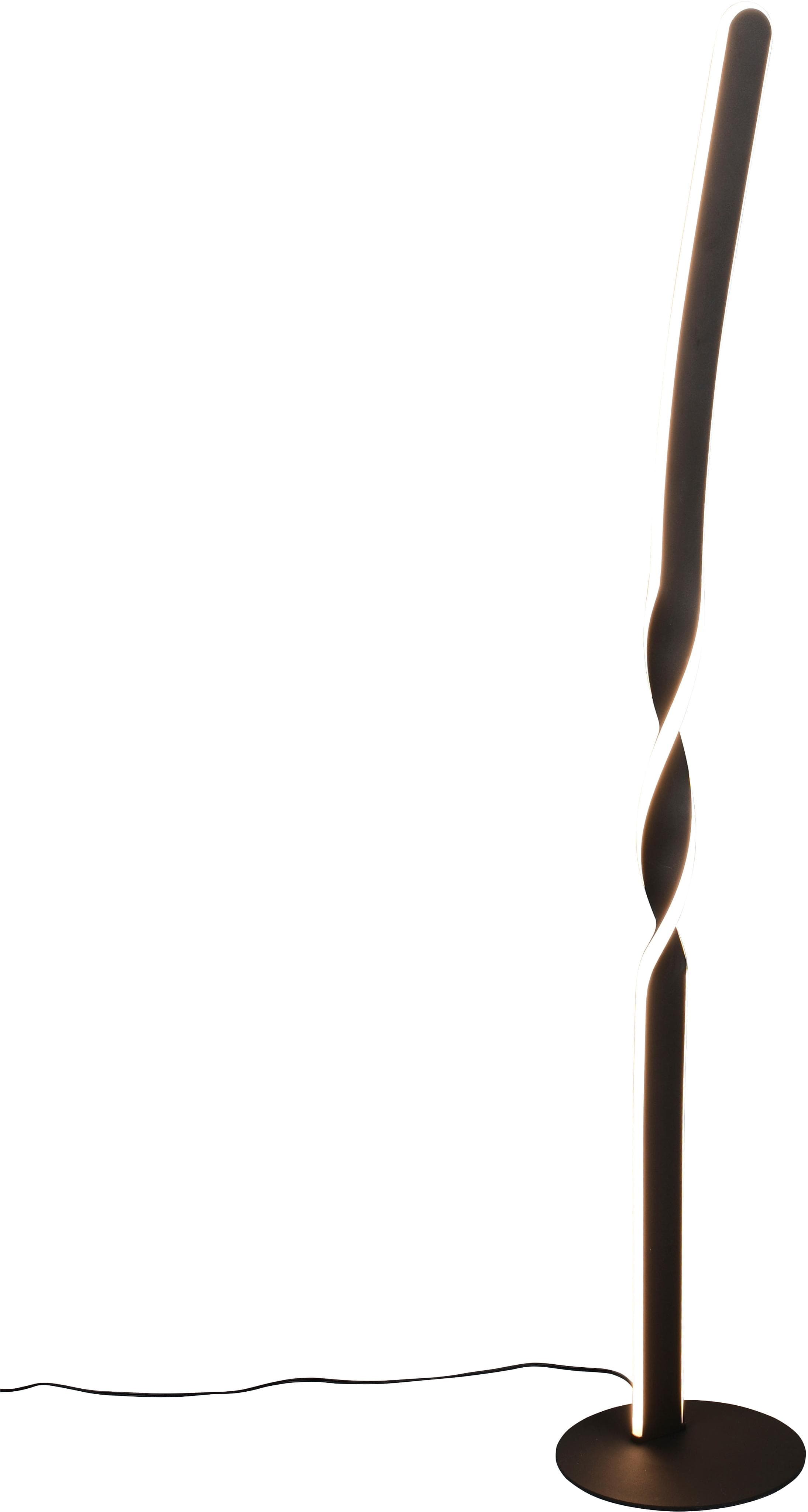 REALITY LEUCHTEN LED Stehlampe Ginko, 19W 2060 Lumen 3000K warmweiß, Metall, 110 cm