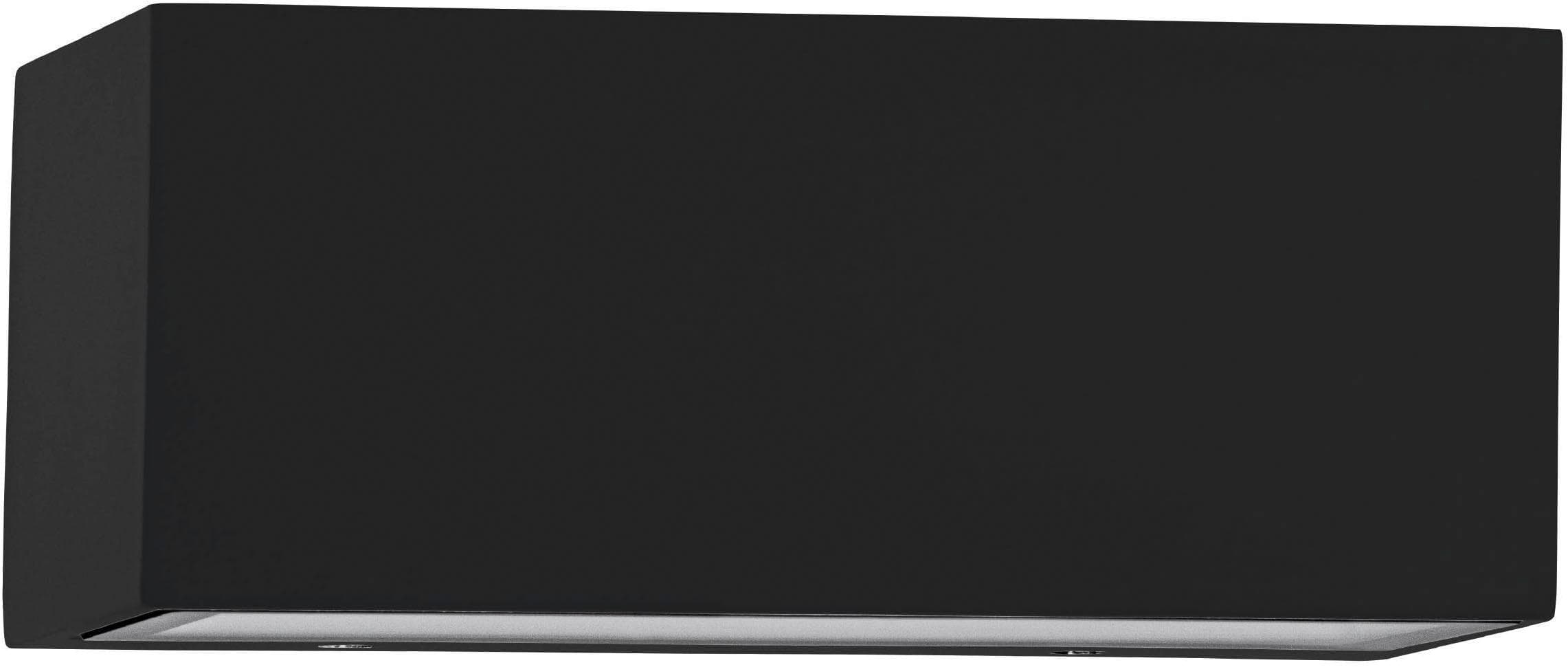 EGLO Wandleuchte Spongano LED Außenleuchte Schwarz