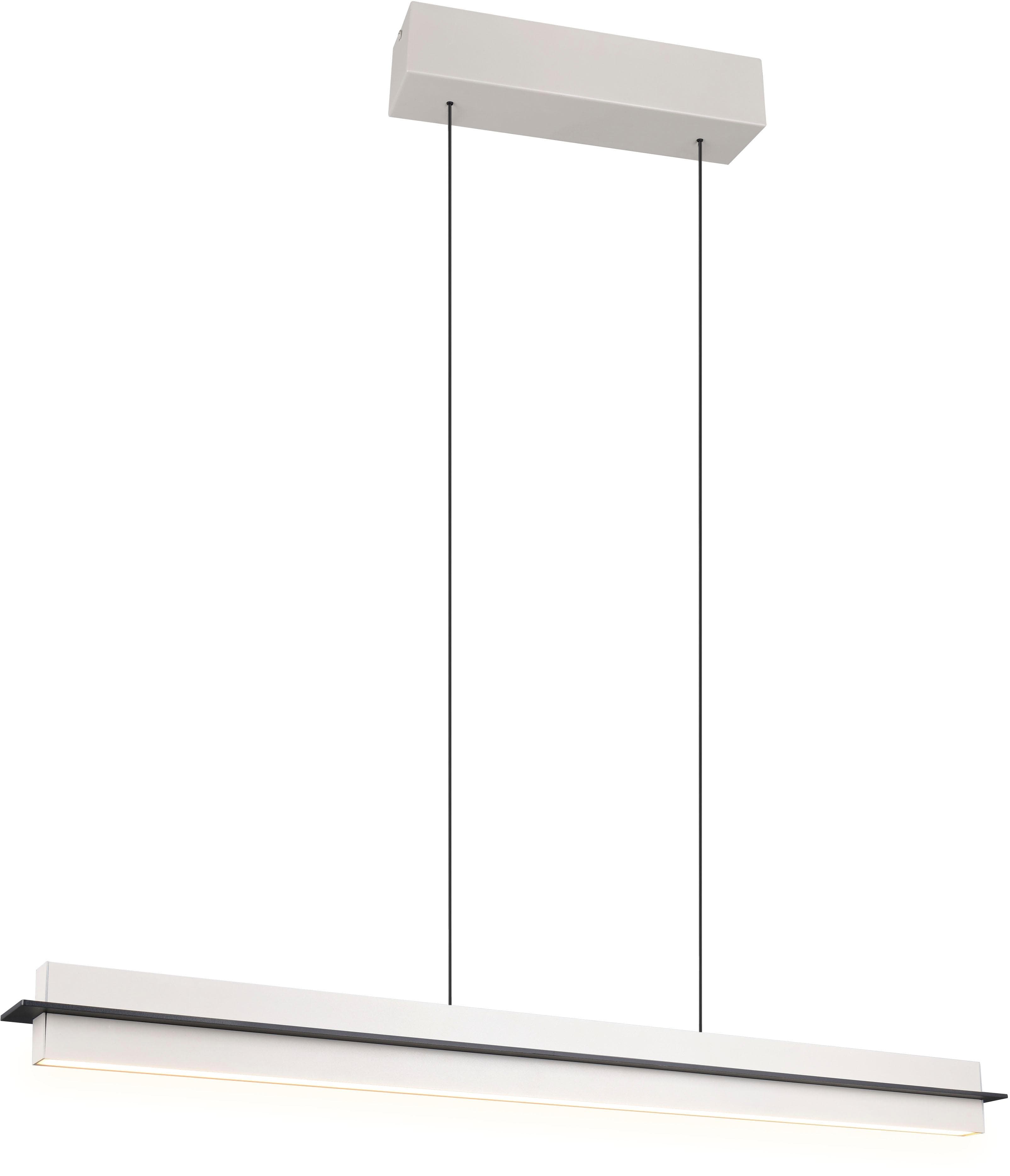 Trio Emerson LED Pendelleuchte höhenverstellbar Touch Dimmer Greige