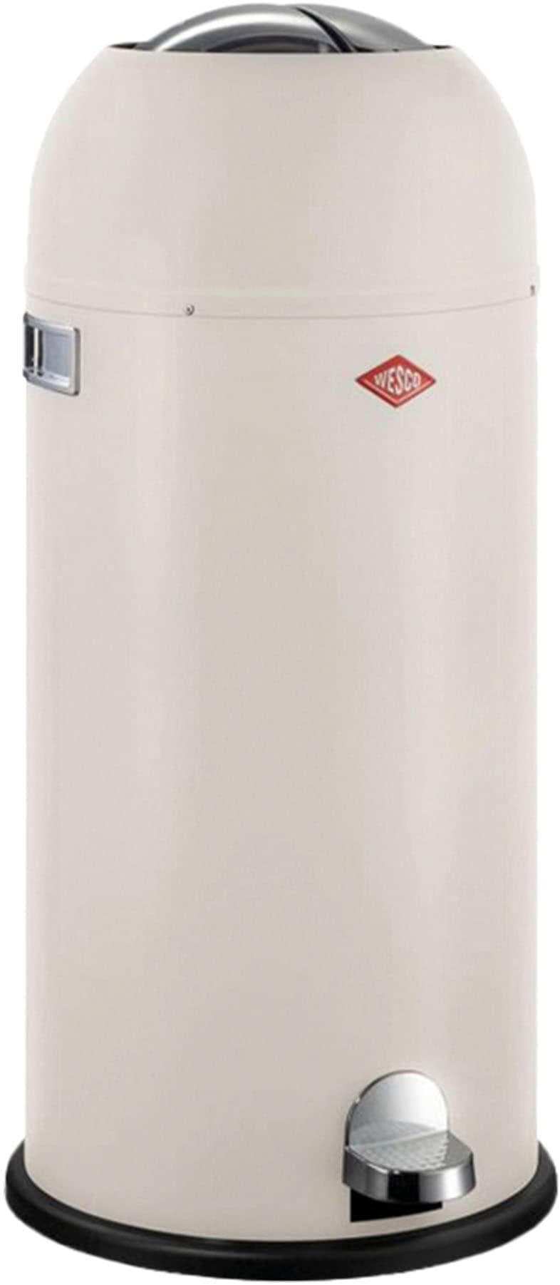 Wesco Kickmaster Maxi Mülleimer 40L beige Fußtritt