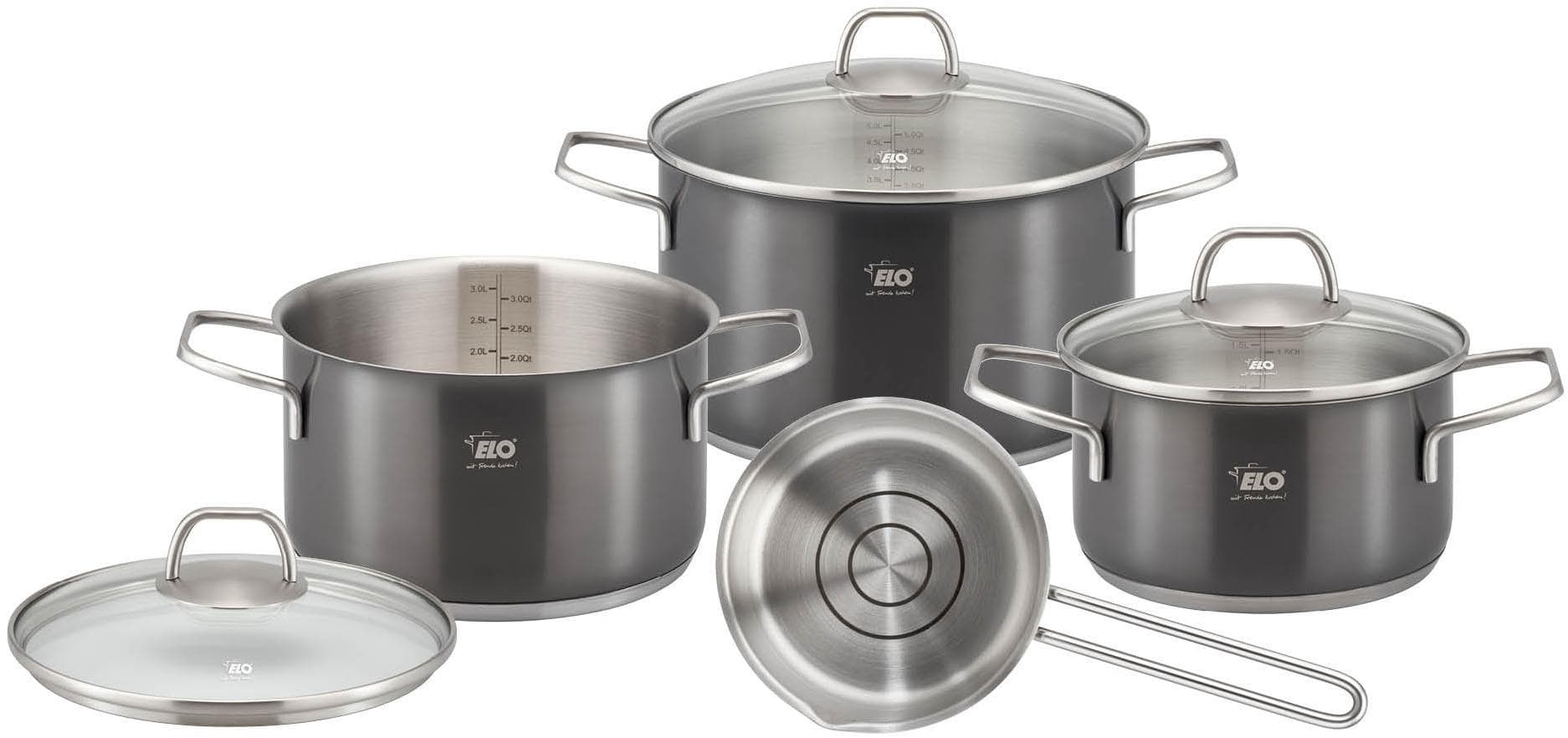 Topf-Set ELO 'Twice Select Topfset 6-teilig' Edelstahl