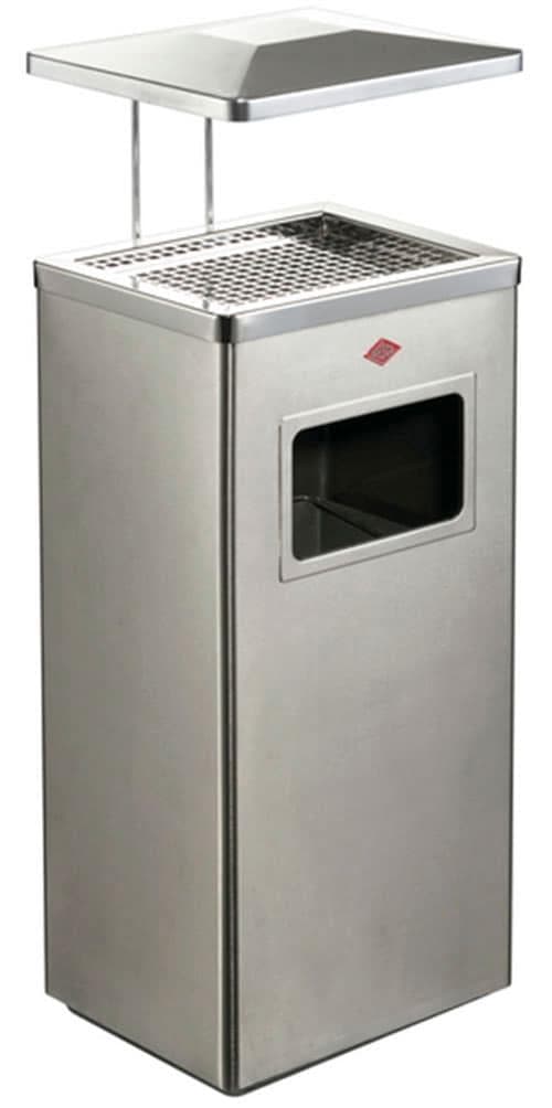 WESCO Standascher 19L mit Dach edelstahl matt
