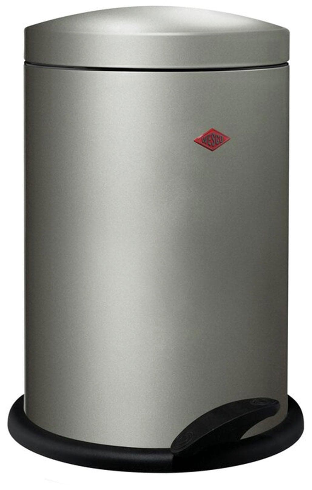 WESCO 116 Alpha Tretabfallsammler Silber Stahlblech 13 Liter