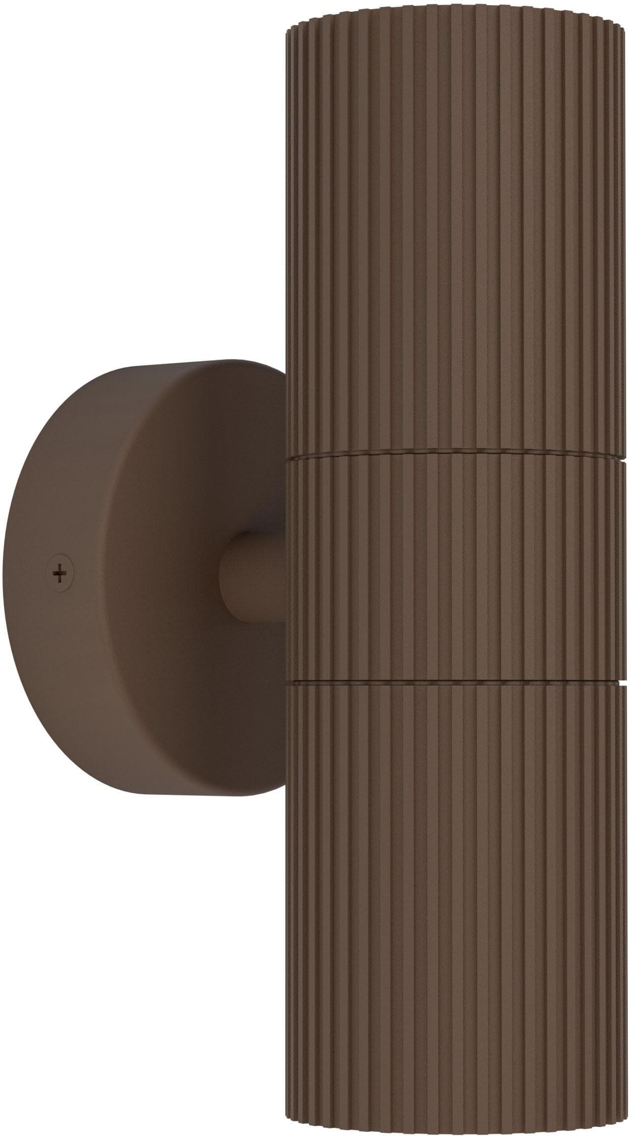 EGLO TOMELLOSO Außenwandleuchte Rostfarben Aluminium Glas IP44