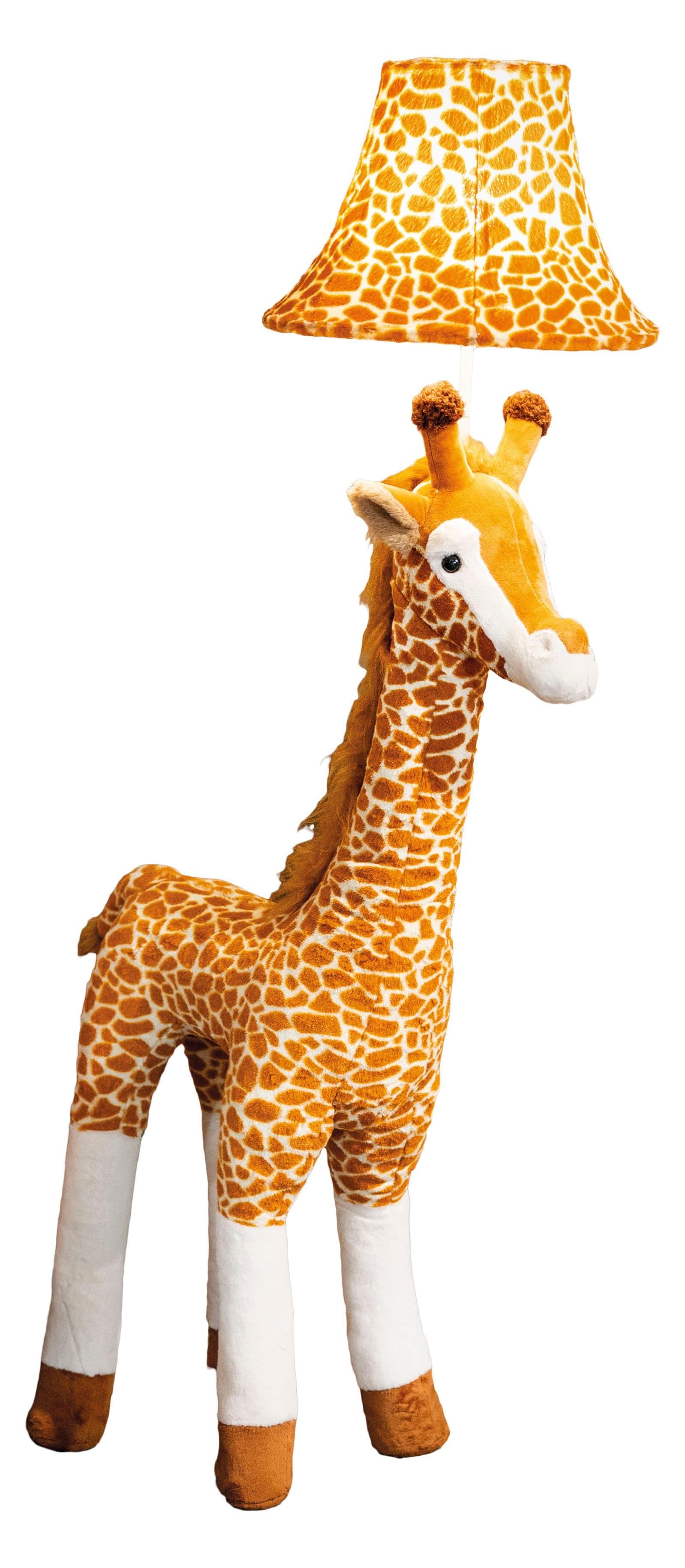 LED Stehlampe Raffi Giraffe Braun Orange Weiß Modern